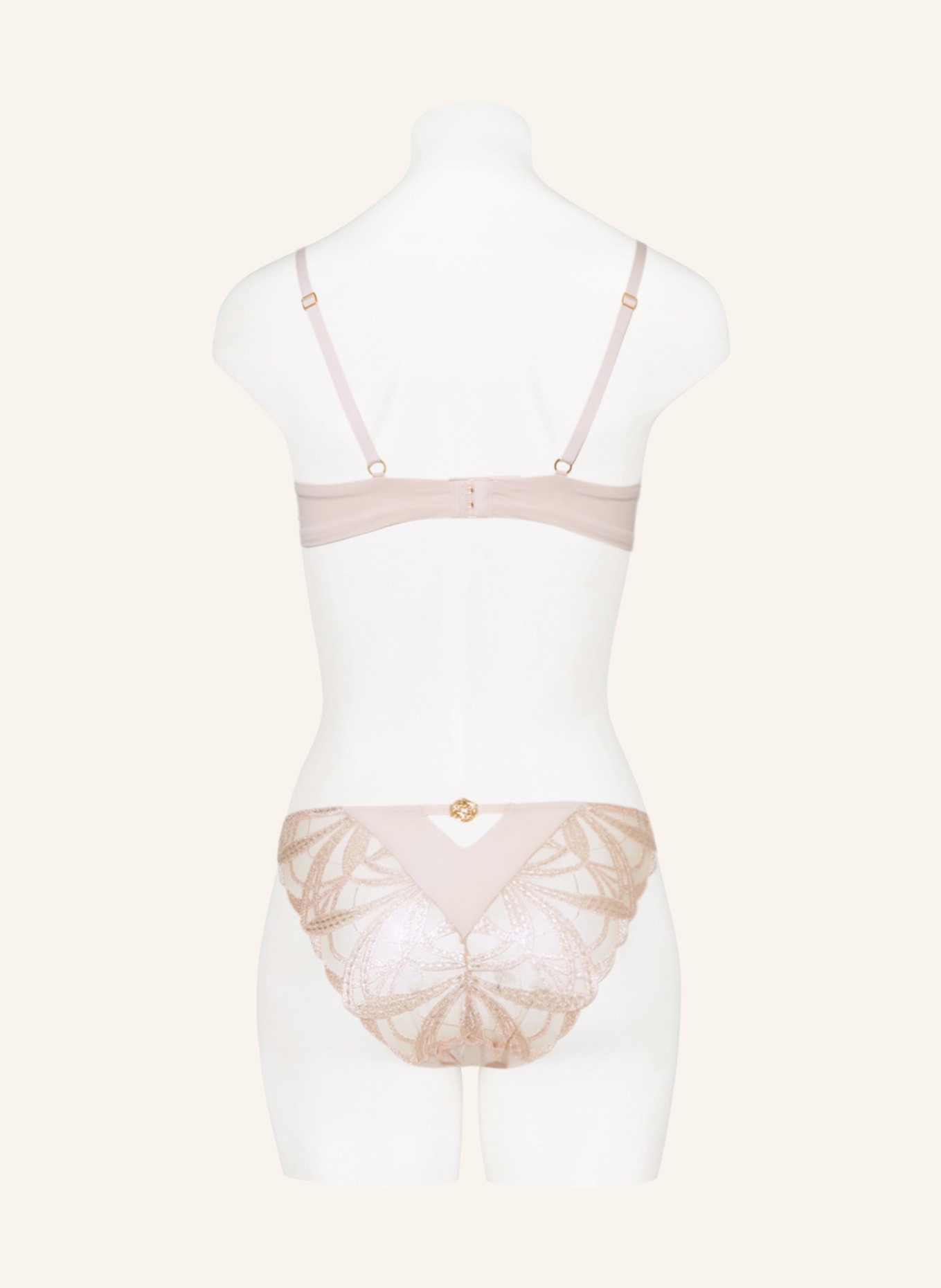 Aubade Briefs MY DESIRE with glitter thread, Color: NUDE/ GOLD (Image 3)