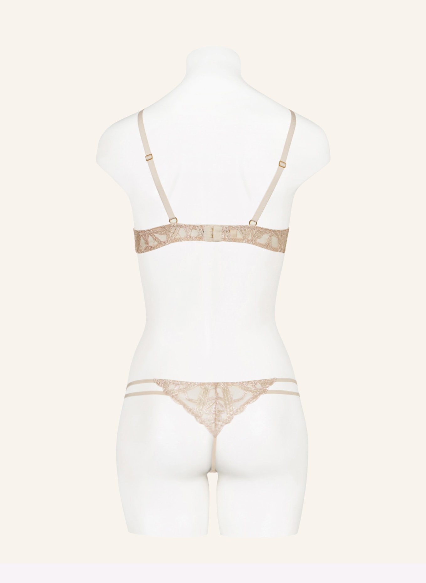 Aubade Thong MY DESIRE with glitter thread, Color: ROSE (Image 3)