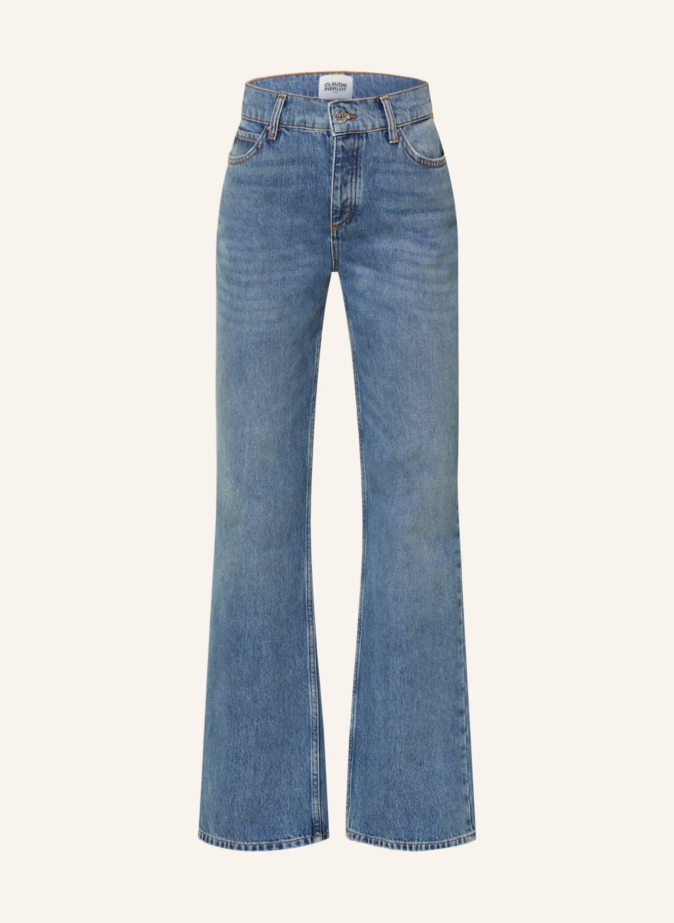 CLAUDIE PIERLOT Jeans PLANETEBLEU, Farbe: D031 DENIM MID BLUE (Bild 1)