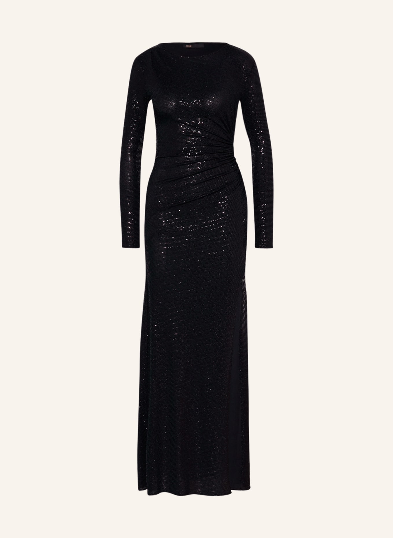 maje Kleid mit Cut-out, Farbe: SCHWARZ (Bild 1)