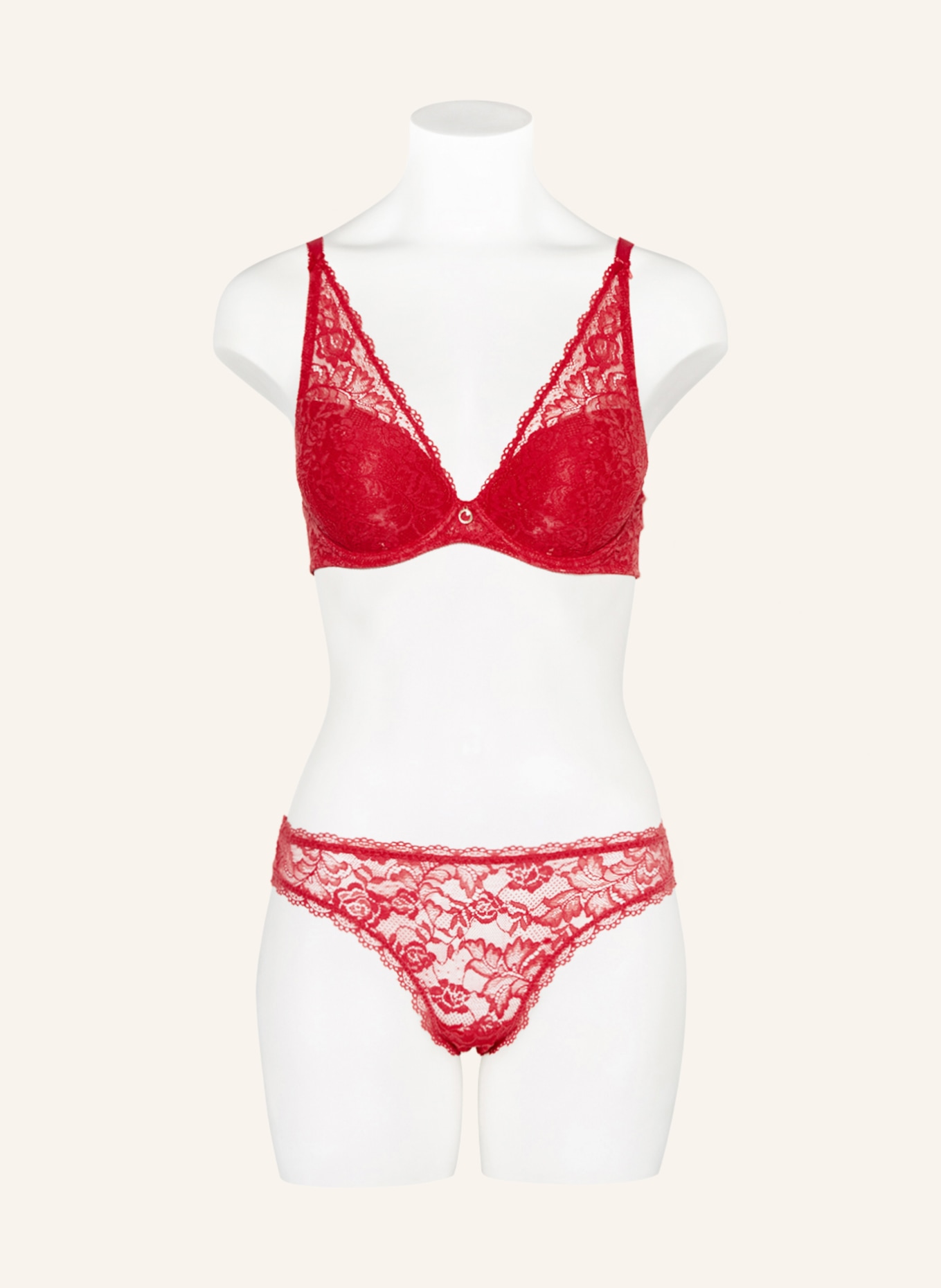 Aubade Push-up bra ROSESSENCE, Color: RED (Image 2)