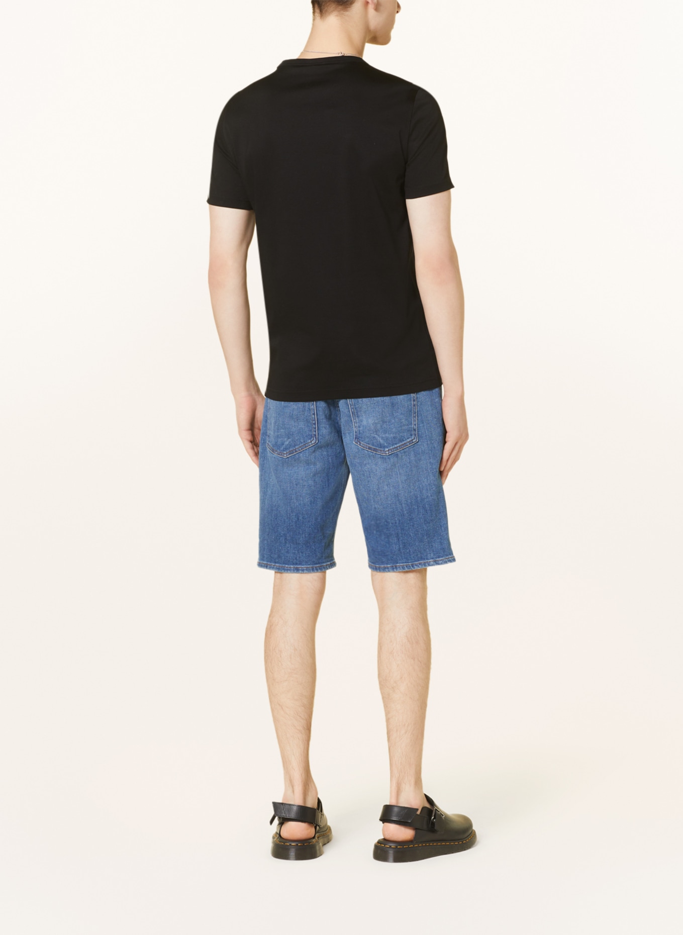 MOS MOSH Gallery T-Shirt PERRY CRUNCH: SCHWARZ