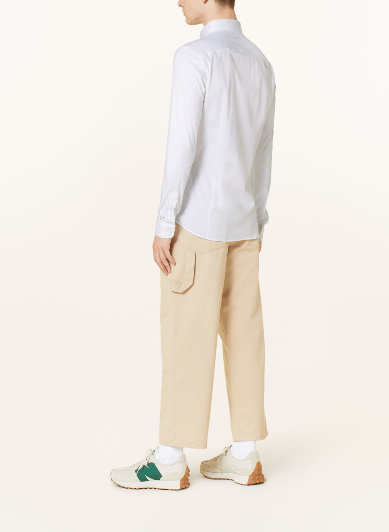 MOS MOSH Gallery Jerseyhemd MARCO Extra Slim Fit, Farbe: WEISS (Bild 3)