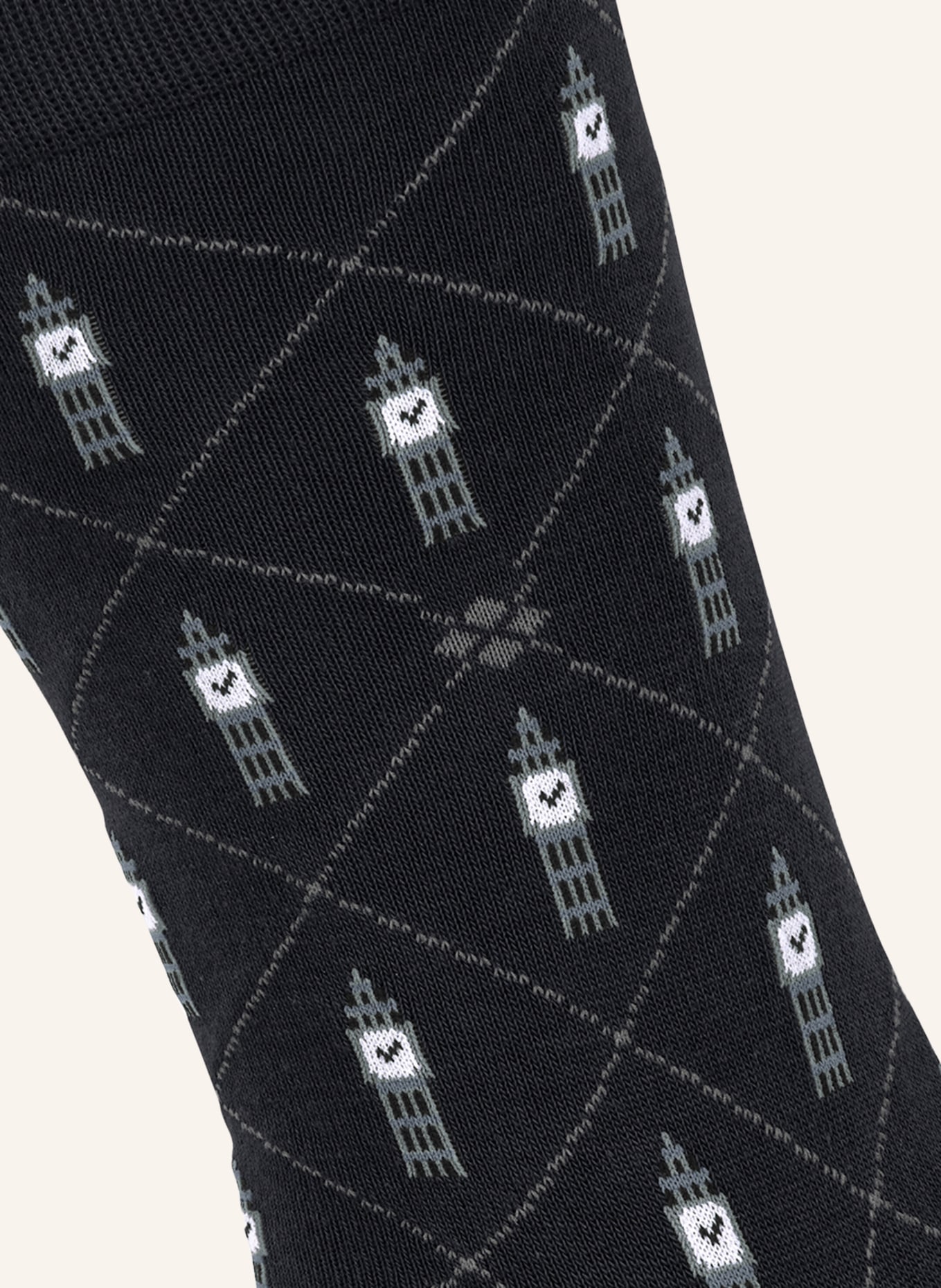 Burlington Socks BIG BEN, Color: 3001 BLACK (Image 3)