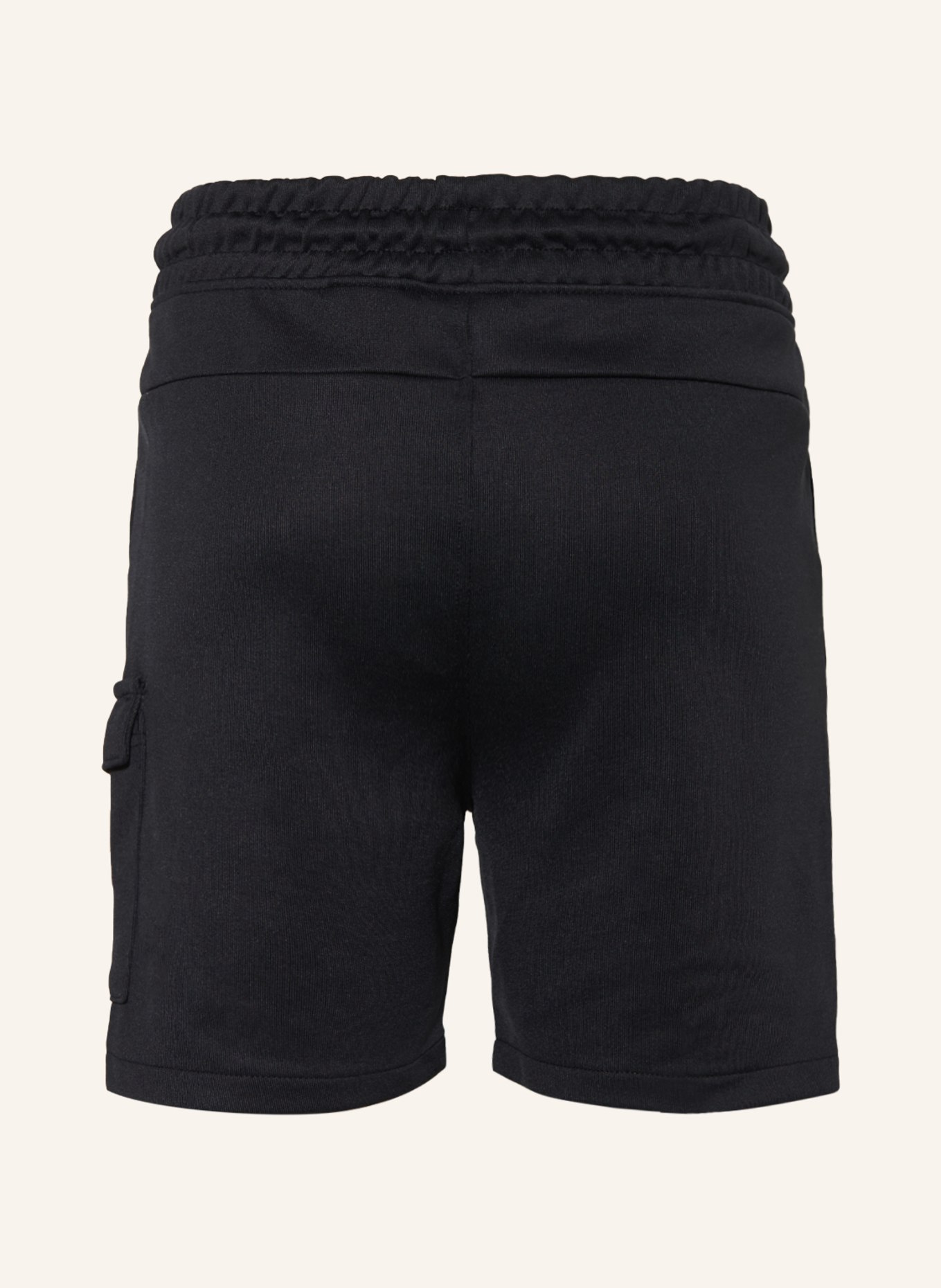 VINGINO Šortky z mikinové látky ROLDAN: ČERNÁ / BÍLÁ