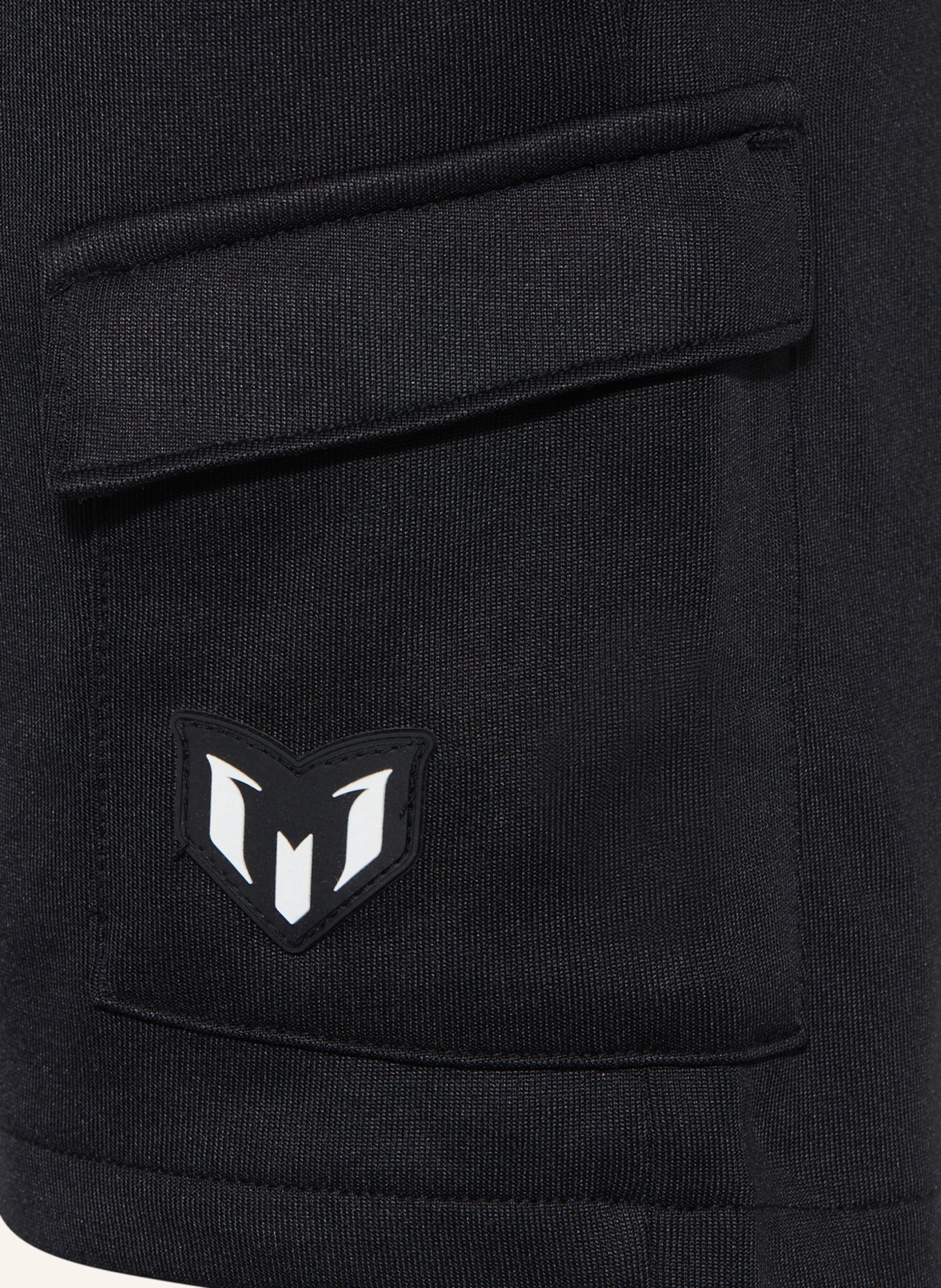 VINGINO Šortky z mikinové látky ROLDAN: ČERNÁ / BÍLÁ