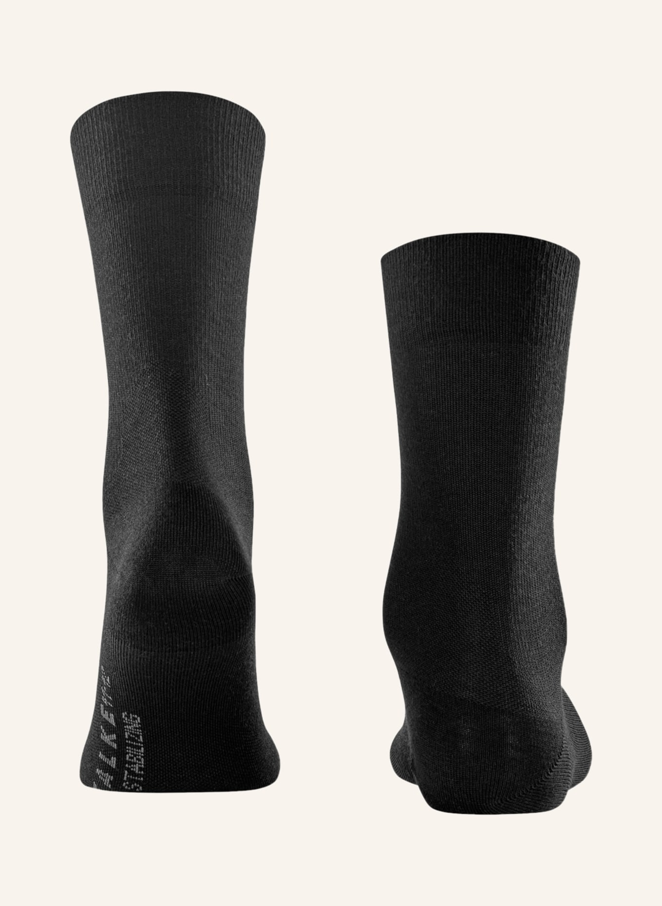 FALKE Socks STABILIZING WOOL EVERYDAY with merino wool, Color: 3000 BLACK (Image 2)