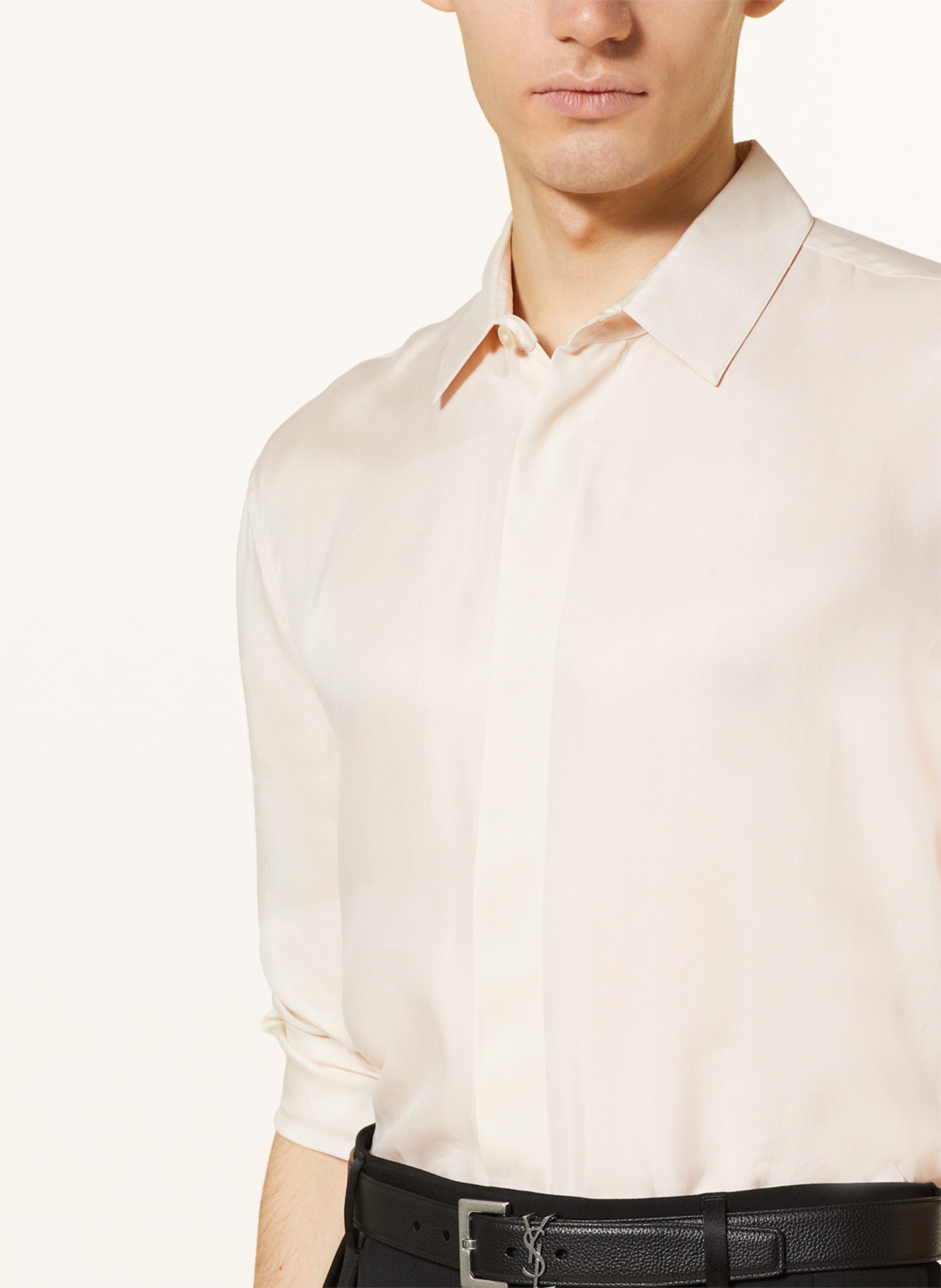 SAINT LAURENT Hemd Comfort Fit, Farbe: CREME (Bild 4)