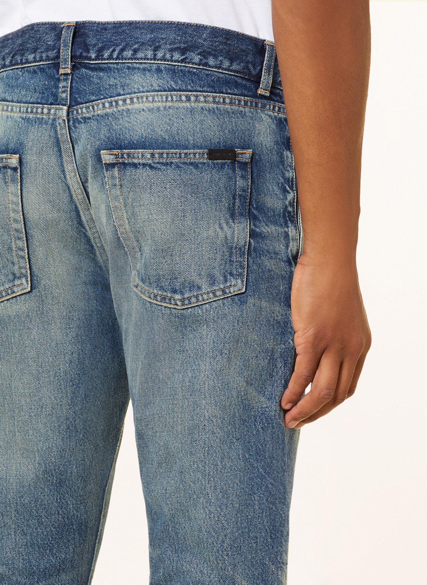 SAINT LAURENT Jeans Slim Fit, Farbe: 5019 HYDRANGEA BLUE (Bild 6)