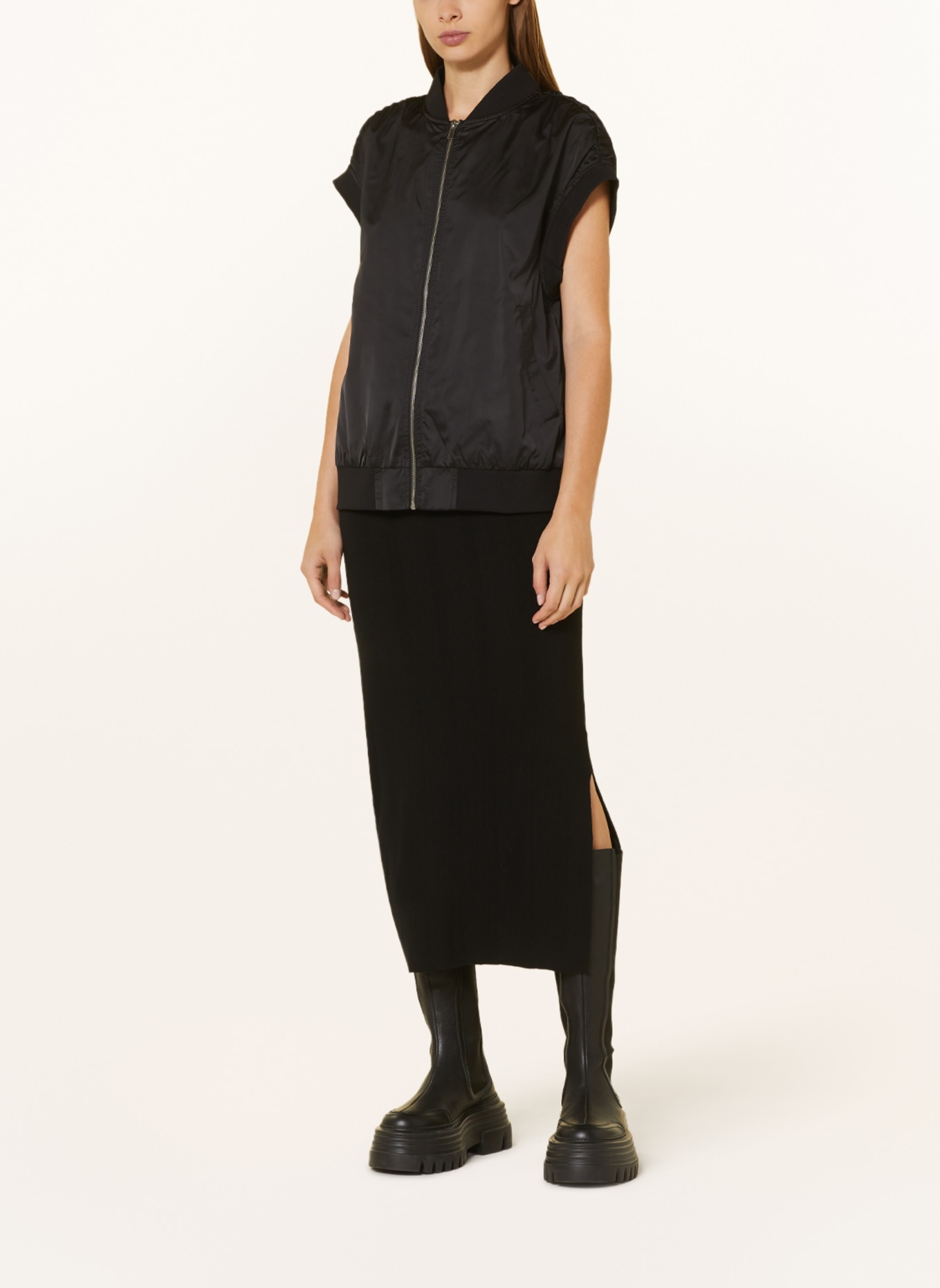 someday Vest VALENI, Color: BLACK (Image 2)