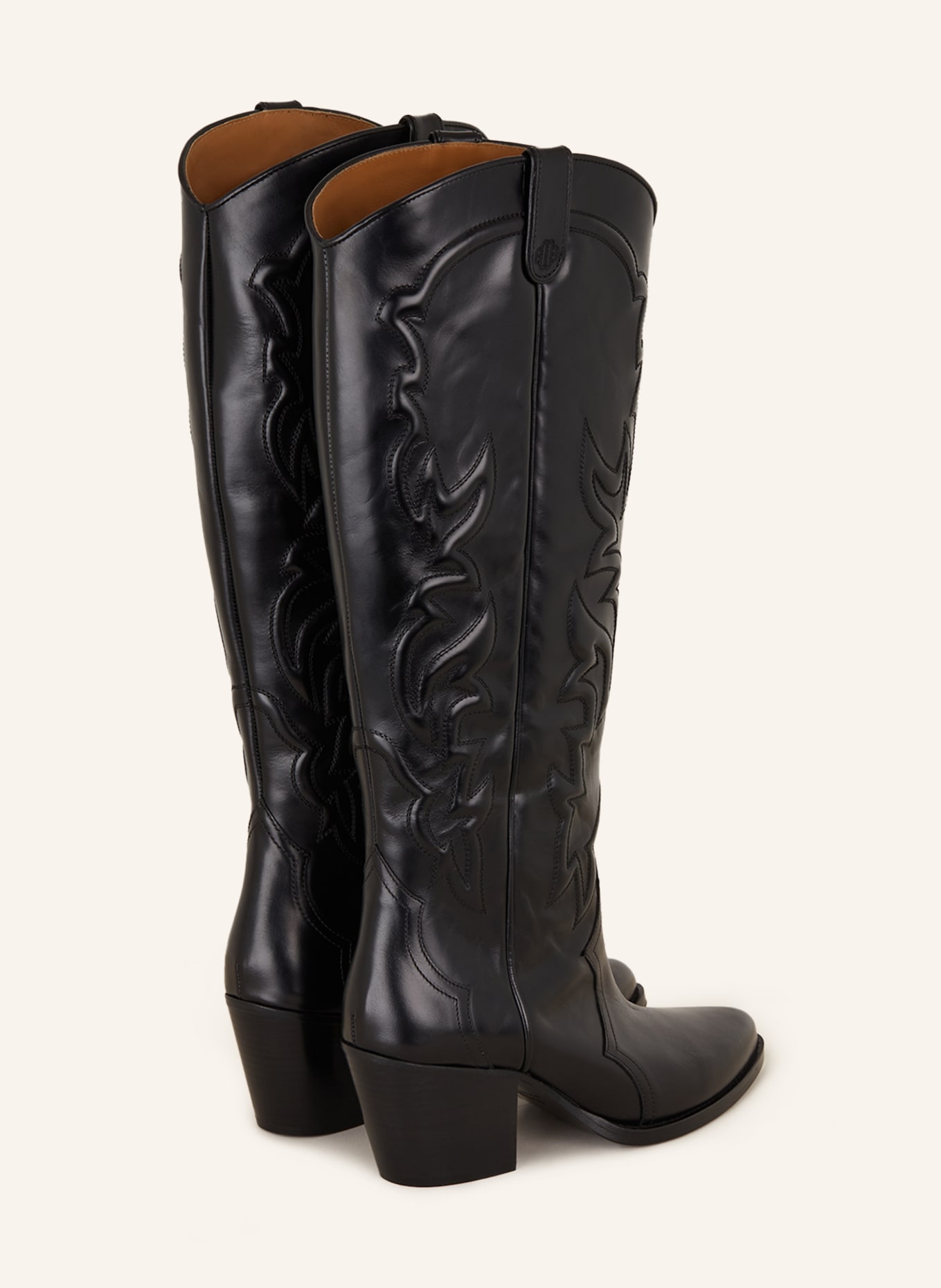 maje Cowboy Boots, Farbe: SCHWARZ (Bild 2)