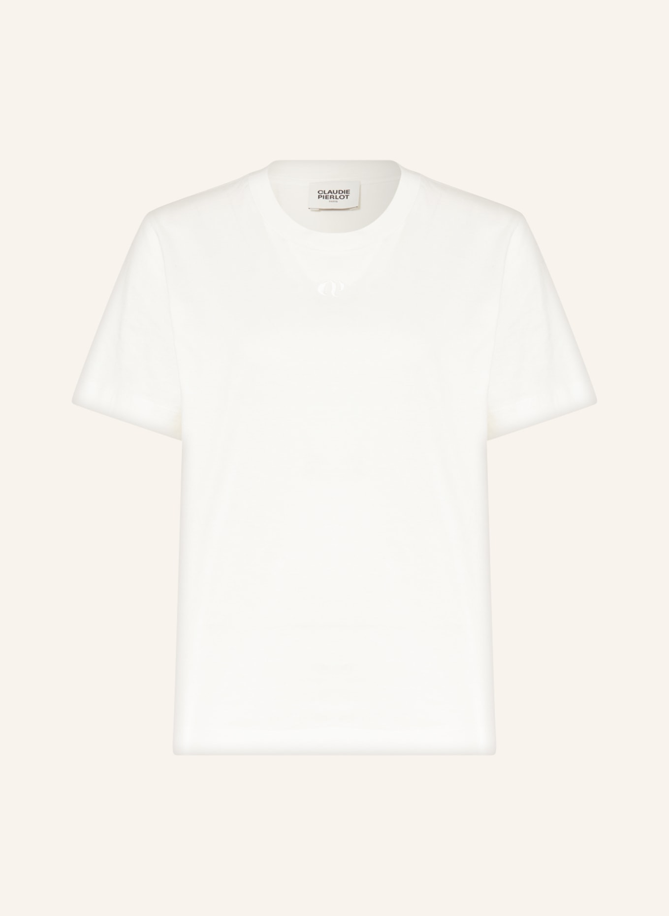 CLAUDIE PIERLOT T-shirt, Kolor: ECRU (Obrazek 1)