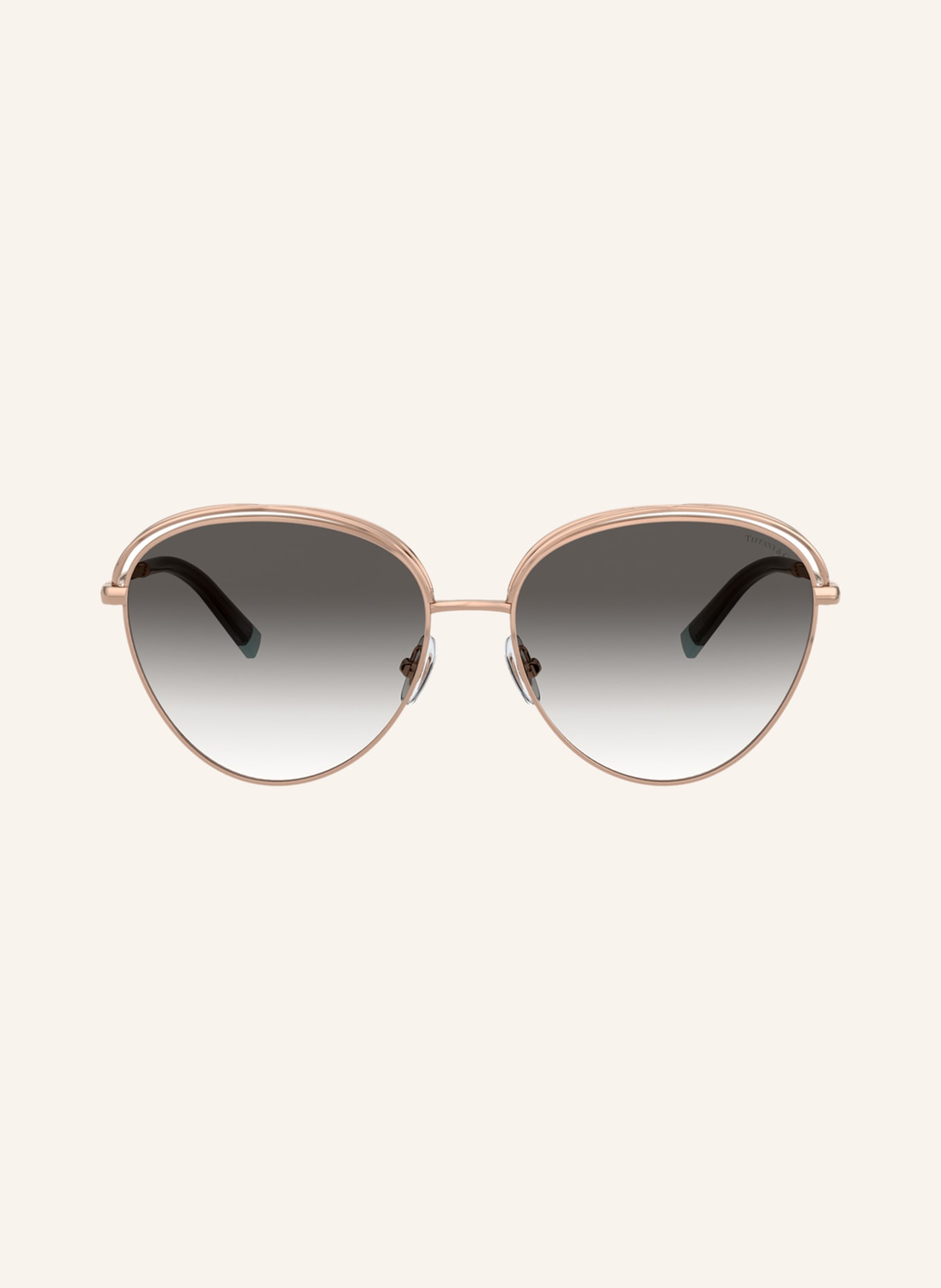 TIFFANY & Co. Sunglasses TF3075, Color: 61053C - ROSE GOLD/ GRAY GRADIENT (Image 2)
