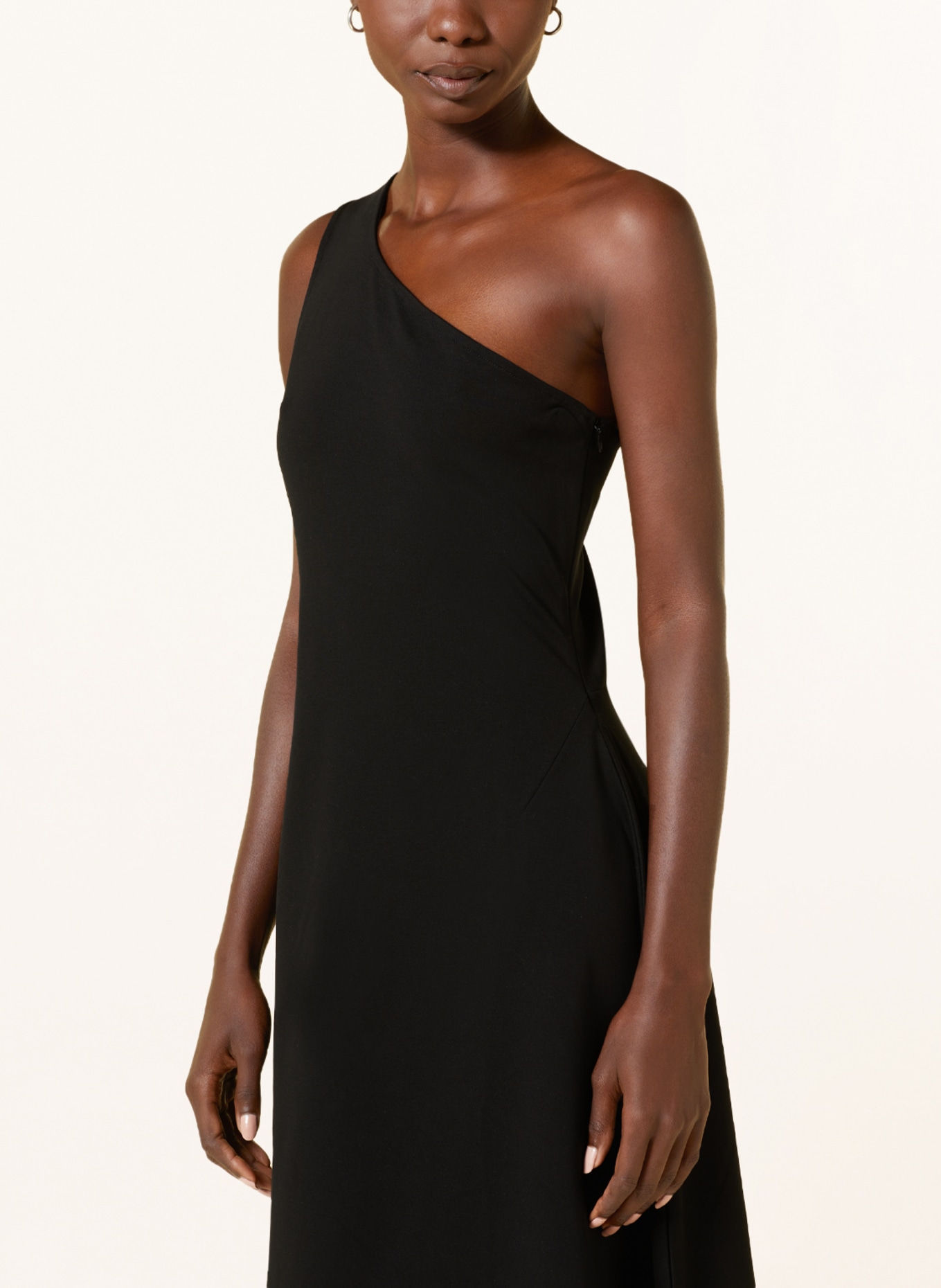 COS One-shoulder dress, Color: BLACK (Image 4)