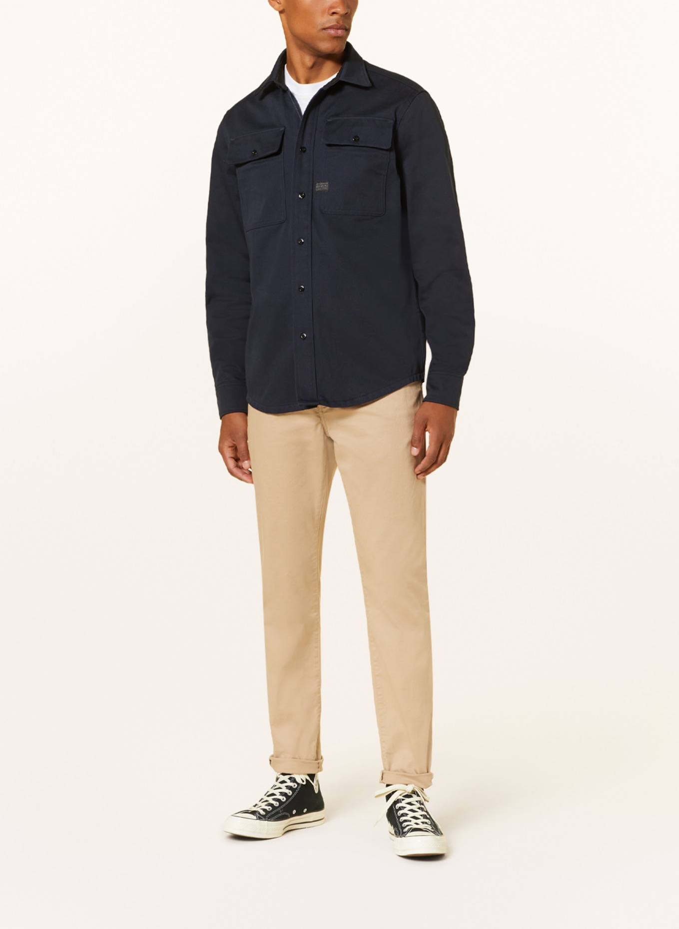 G Star RAW Overshirt in dark blue
