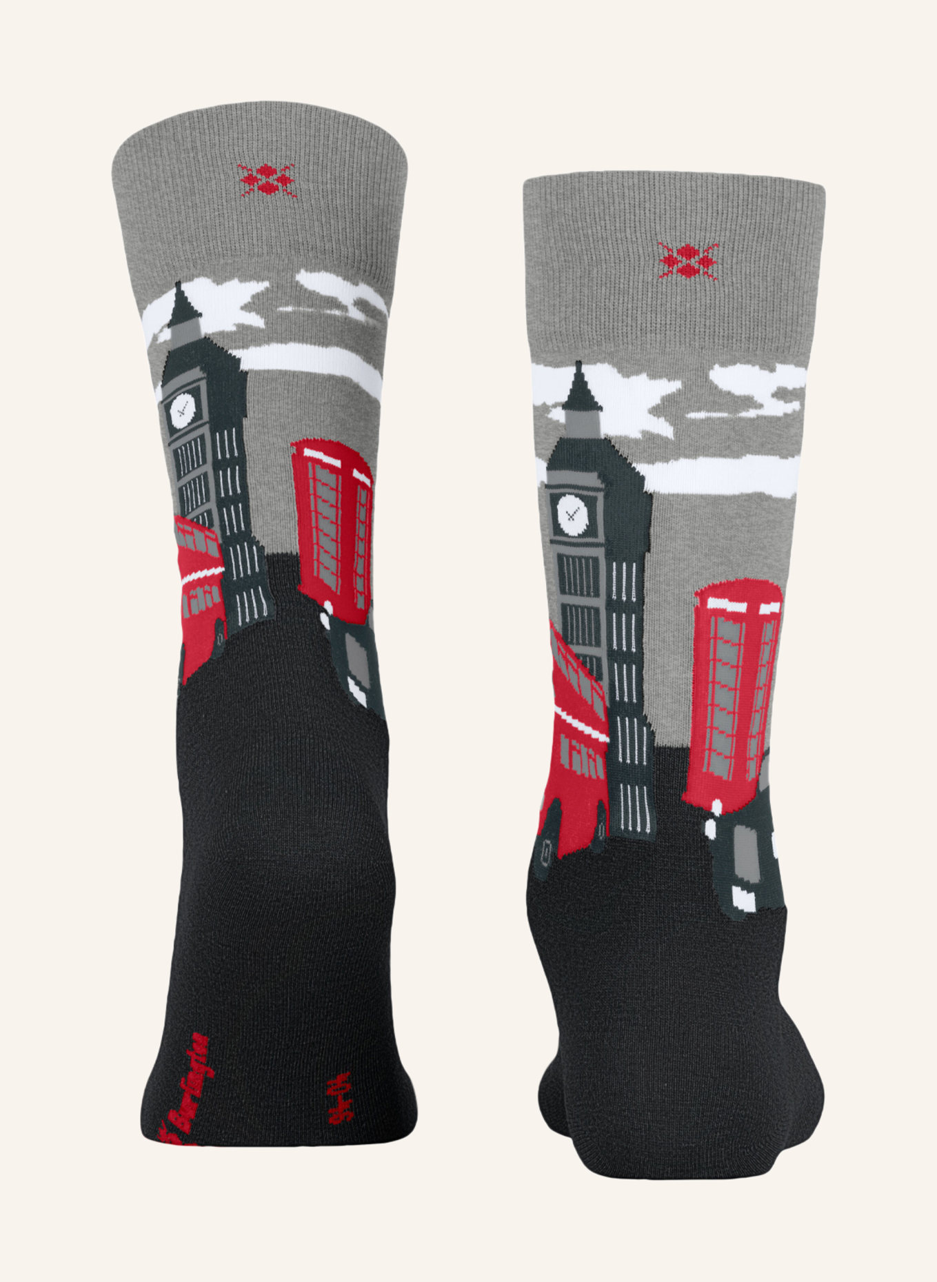 Burlington Ponožky LONDON, Barva: 3000 BLACK (Obrázek 2)