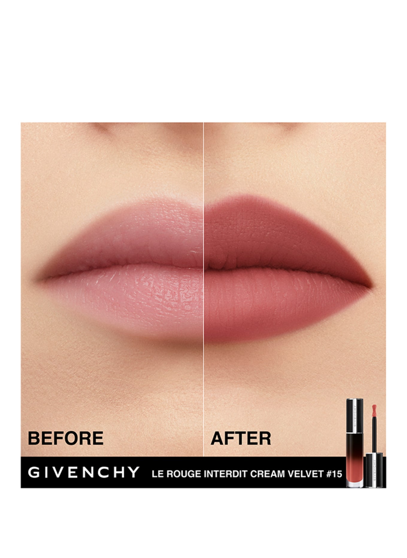 GIVENCHY BEAUTY LE ROUGE INTERDIT CREAM VELVET: N15