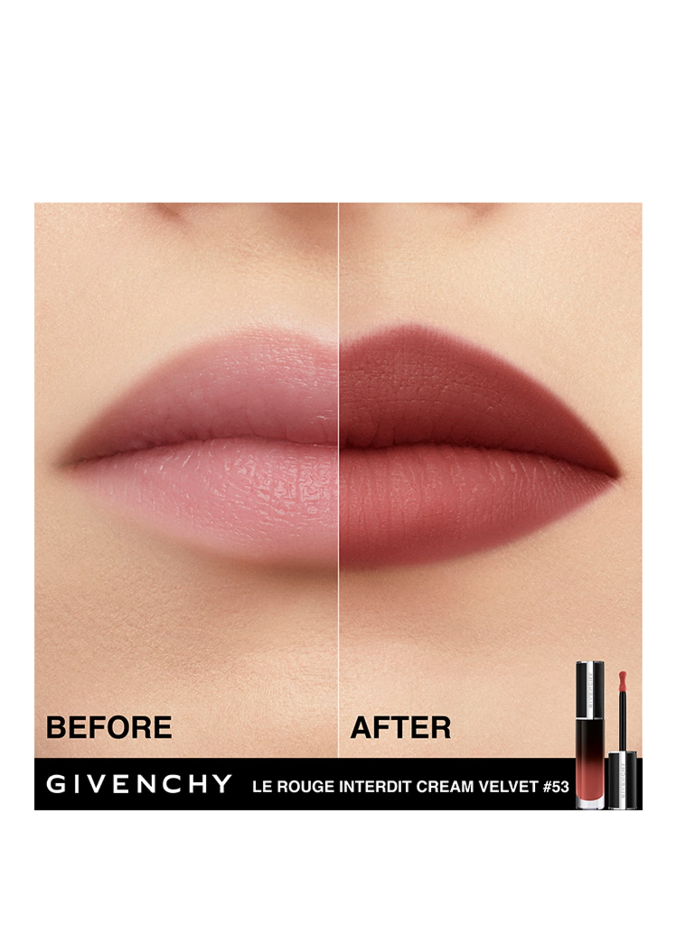 GIVENCHY BEAUTY LE ROUGE INTERDIT CREAM VELVET: N53