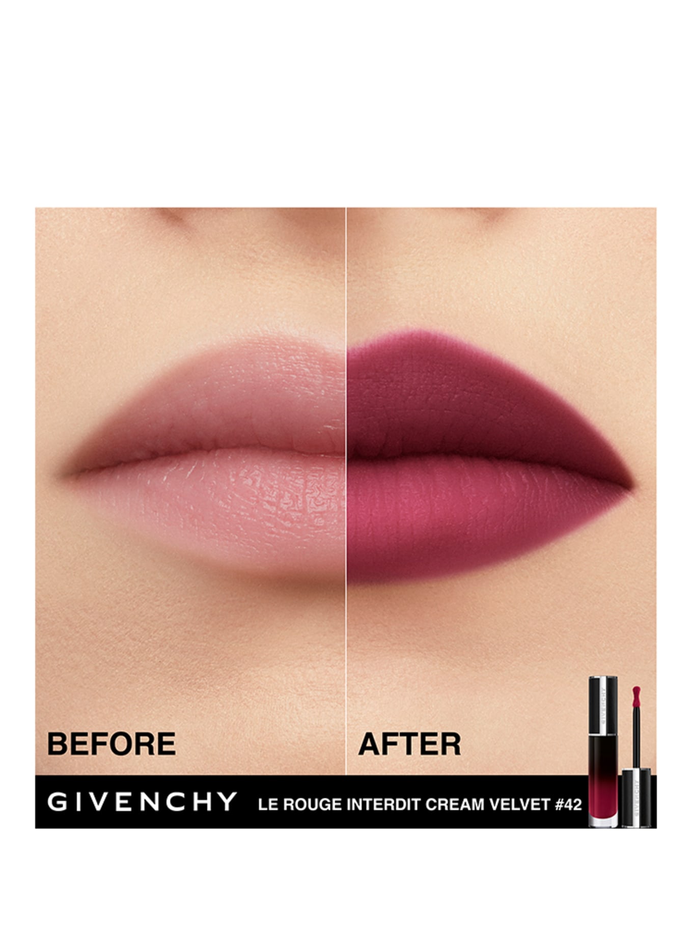GIVENCHY BEAUTY LE ROUGE INTERDIT CREAM VELVET: N42