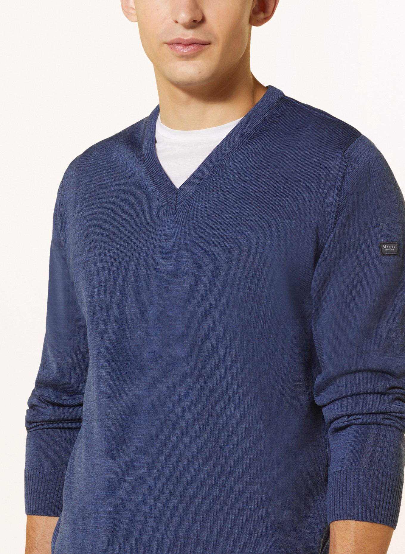 MAERZ MUENCHEN Pullover: DUNKELBLAU