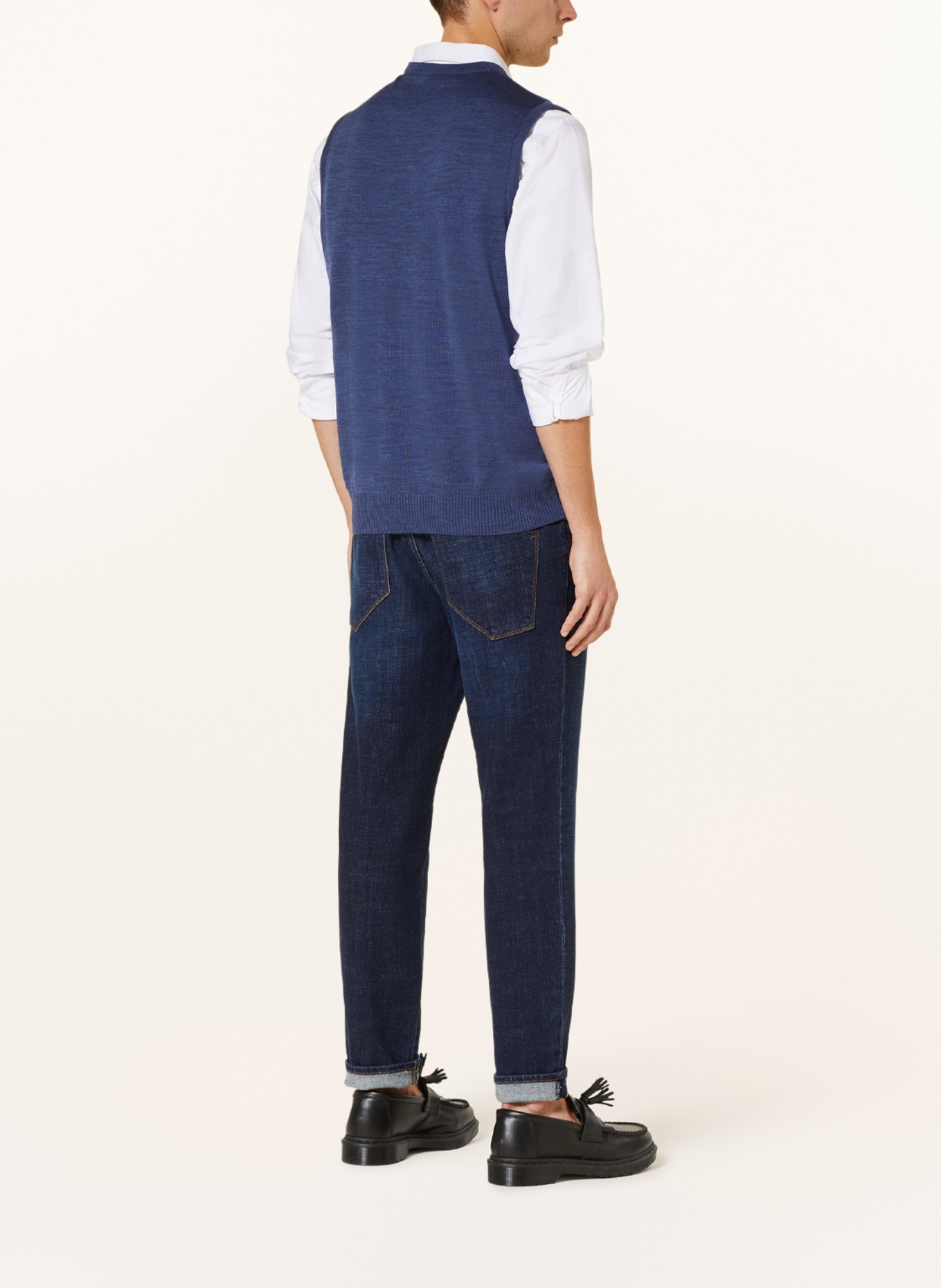 MAERZ MUENCHEN Pullunder: BLAU