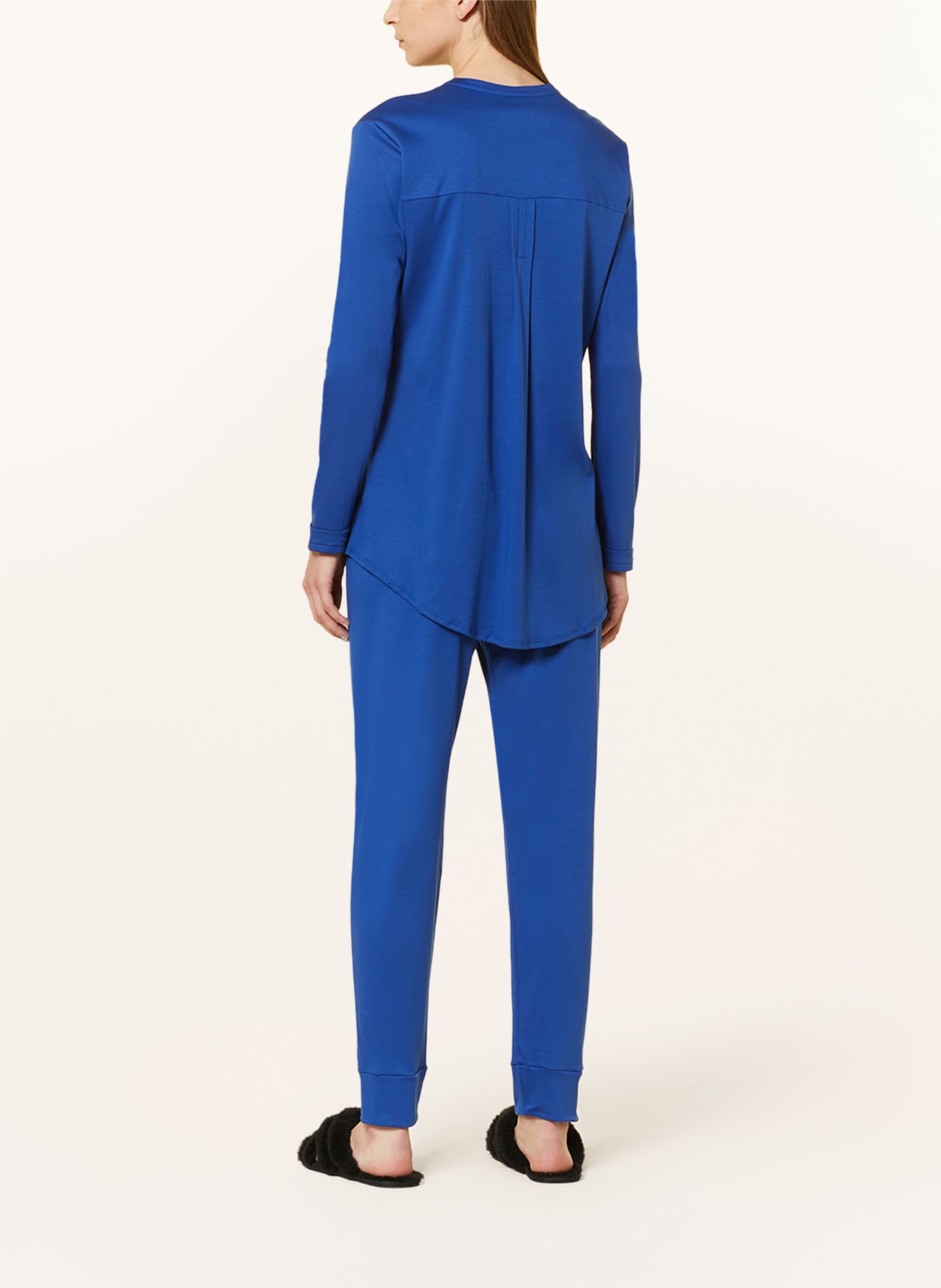 HANRO Pajamas PURE ESSENCE, Color: BLUE (Image 3)