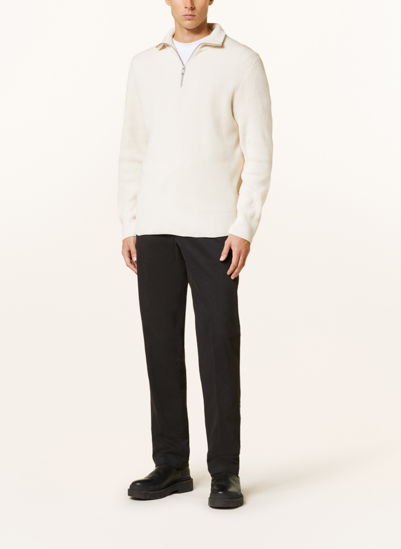 HILTL Chino PEAKER-S Regular Fit, Color: BLACK (Image 2)