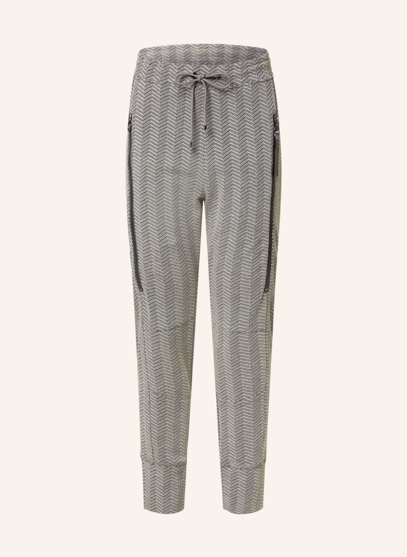 MAC Pants FUTURE in jogger style, Color: GRAY/ BLACK (Image 1)