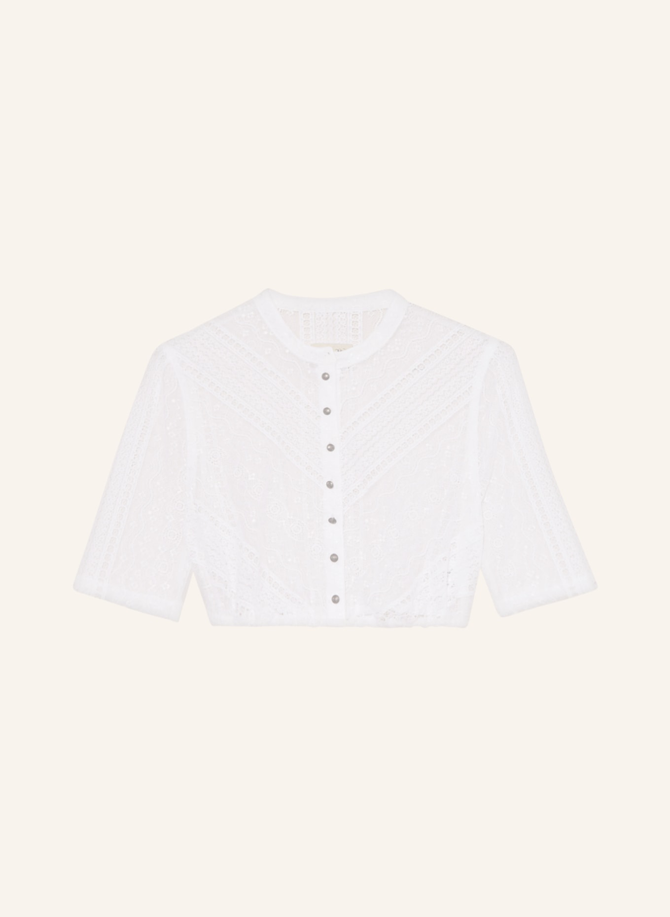 CocoVero Dirndl blouse SOPHIABI, Color: WHITE (Image 1)