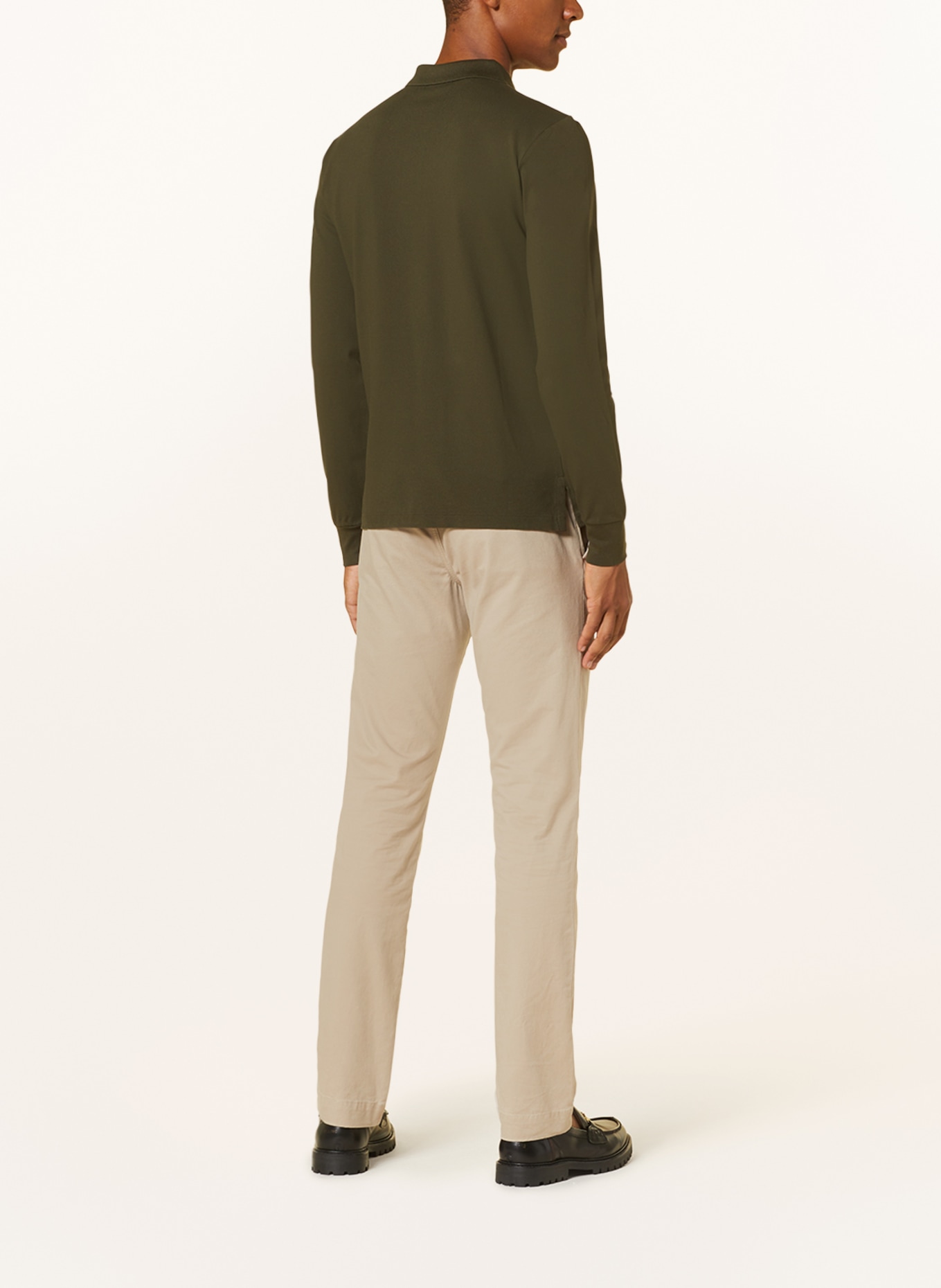 POLO RALPH LAUREN Piqué-Poloshirt Slim Fit, Farbe: KHAKI (Bild 3)
