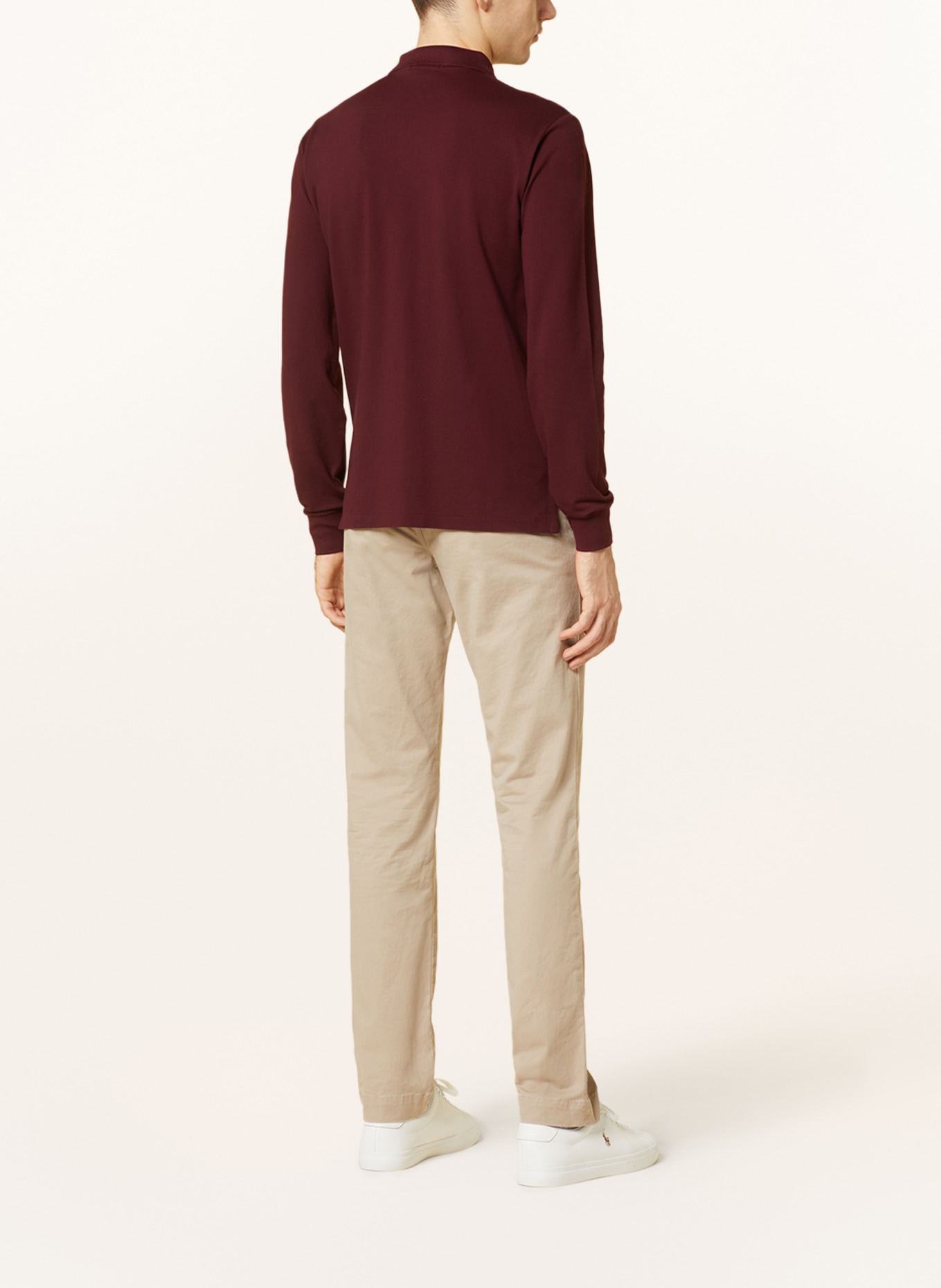 POLO RALPH LAUREN Piqué-Poloshirt Slim Fit, Farbe: DUNKELROT (Bild 3)
