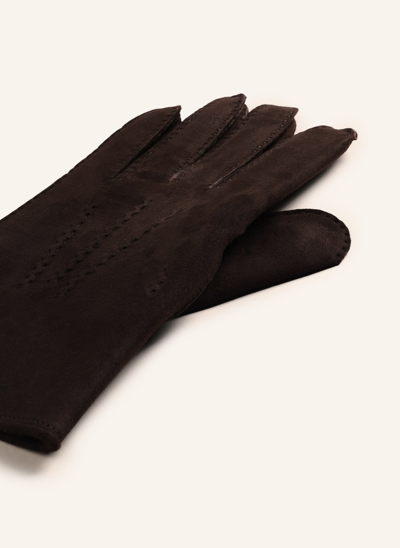 TR HANDSCHUHE WIEN Leather gloves, Color: DARK BROWN (Image 2)