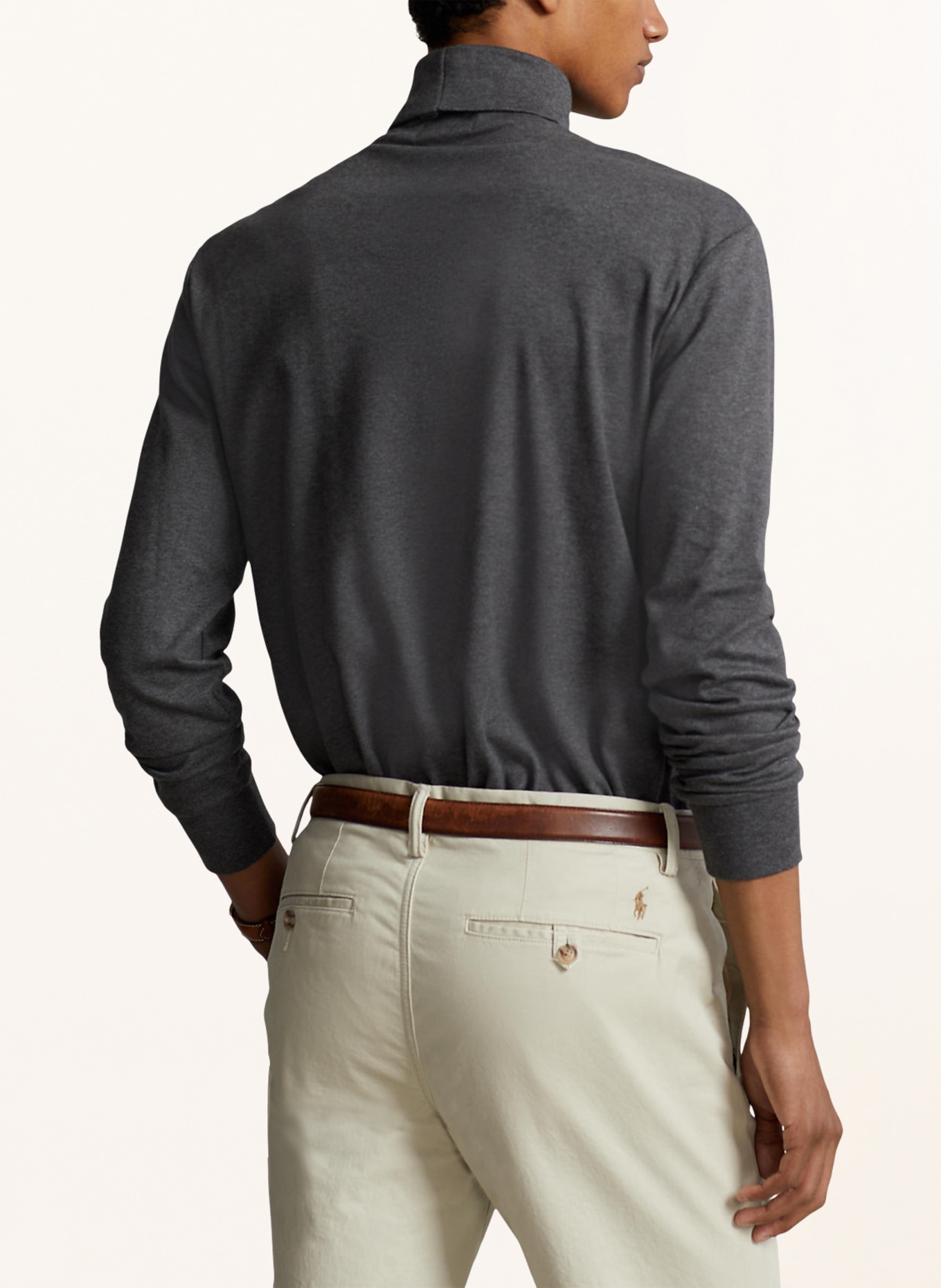 POLO RALPH LAUREN Rollkragenshirt: GRAU