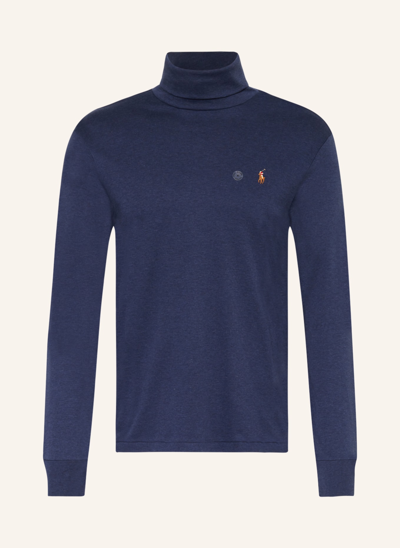 POLO RALPH LAUREN Turtleneck shirt: DARK BLUE