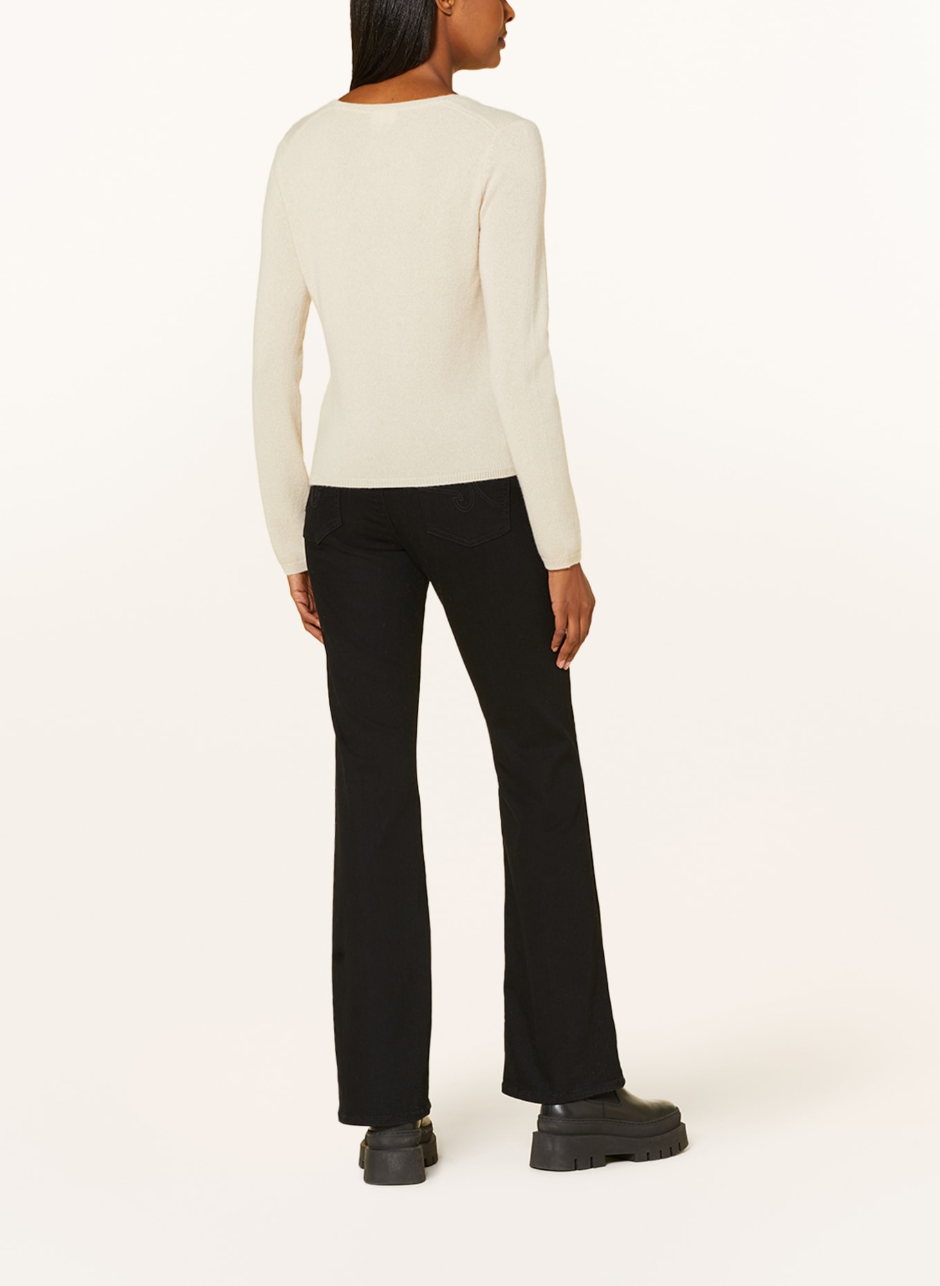 FTC CASHMERE Cardigan in cashmere, Color: BEIGE (Image 3)