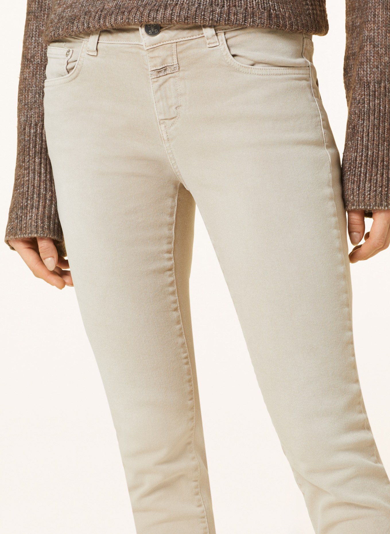 CLOSED Skinny jeans BAKER , Color: 943 PLASTER BEIGE (Image 5)