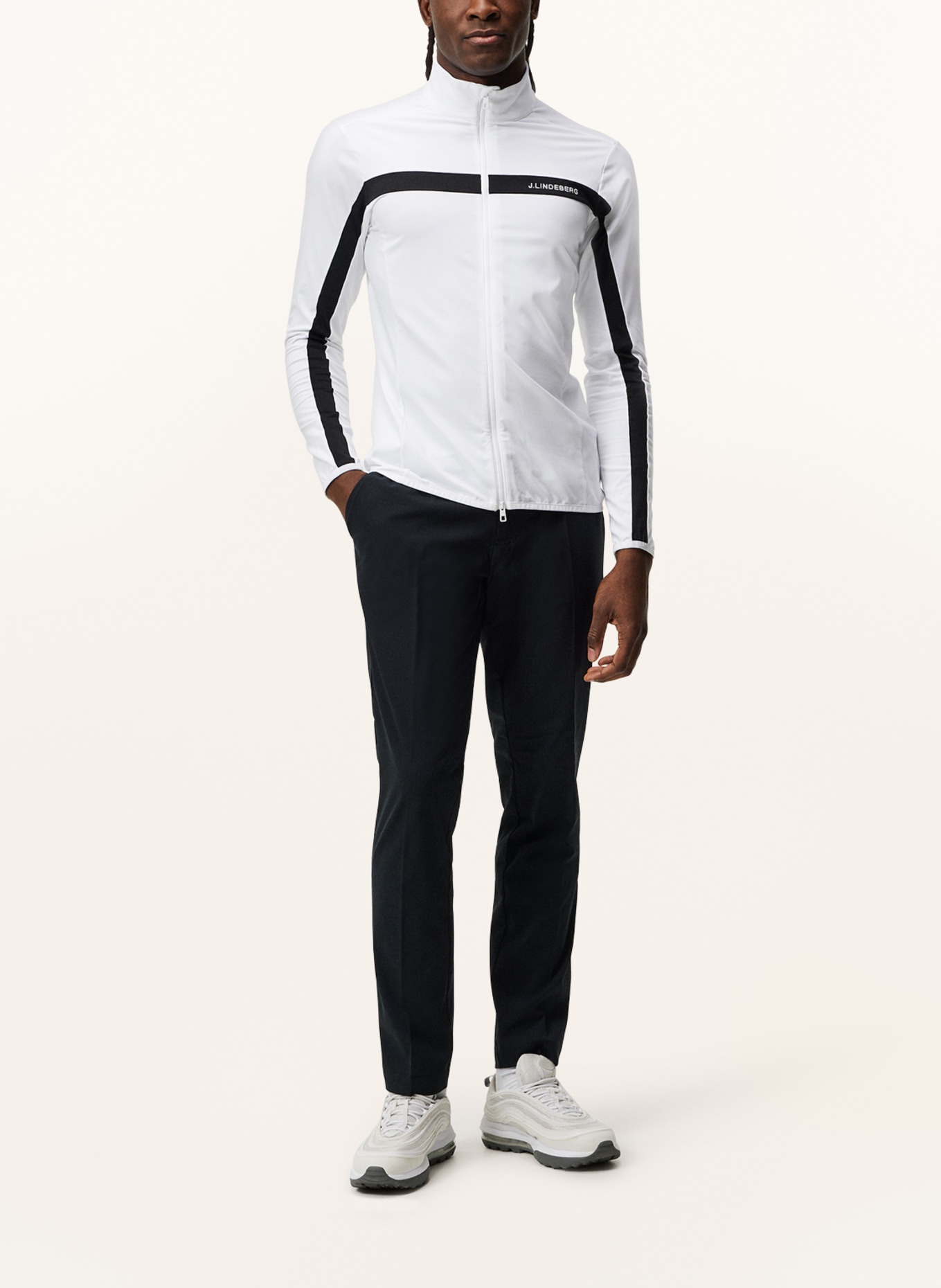 J.LINDEBERG Mid-layer jacket, Color: WHITE/ BLACK (Image 2)