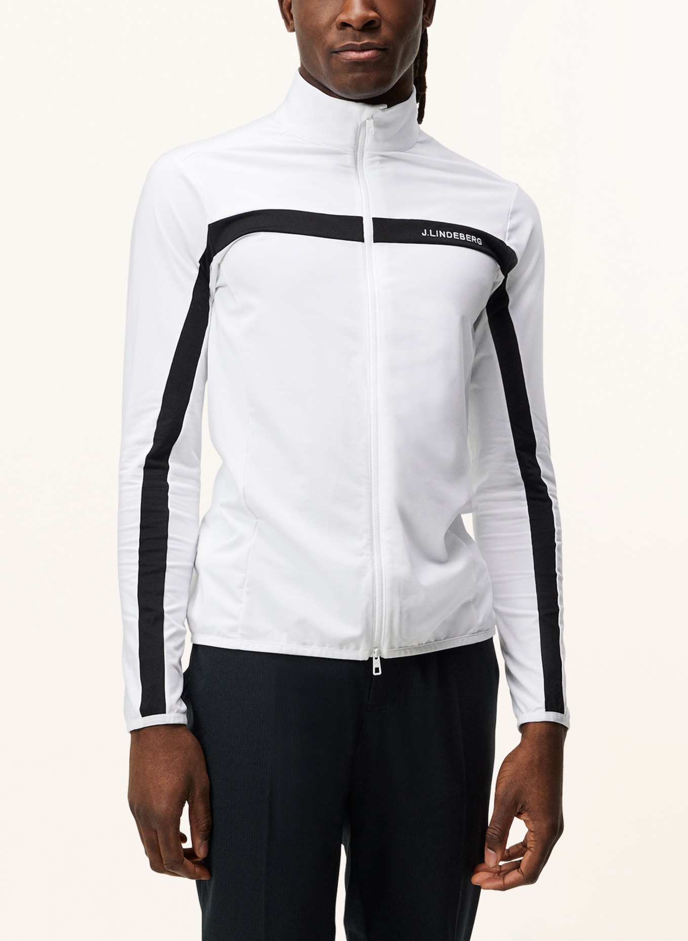 J.LINDEBERG Mid-layer jacket, Color: WHITE/ BLACK (Image 4)