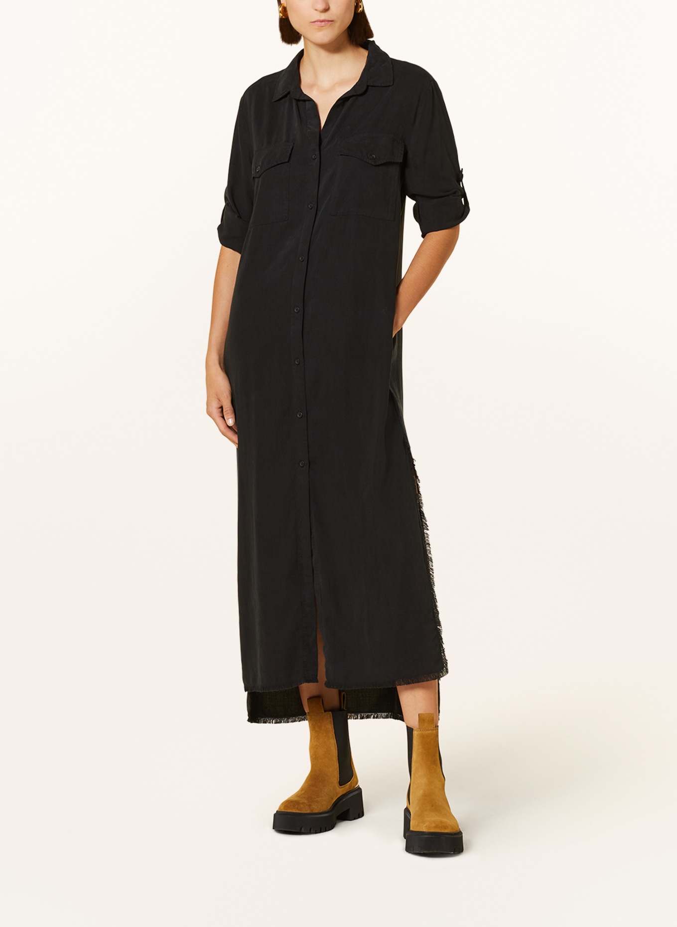 bella dahl Shirt dress, Color: BLACK (Image 2)