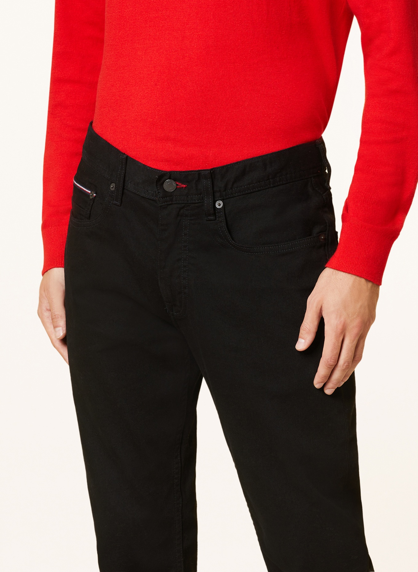 TOMMY HILFIGER Jeans Straight Fit, Farbe: 1B8 Detroit Black (Bild 5)