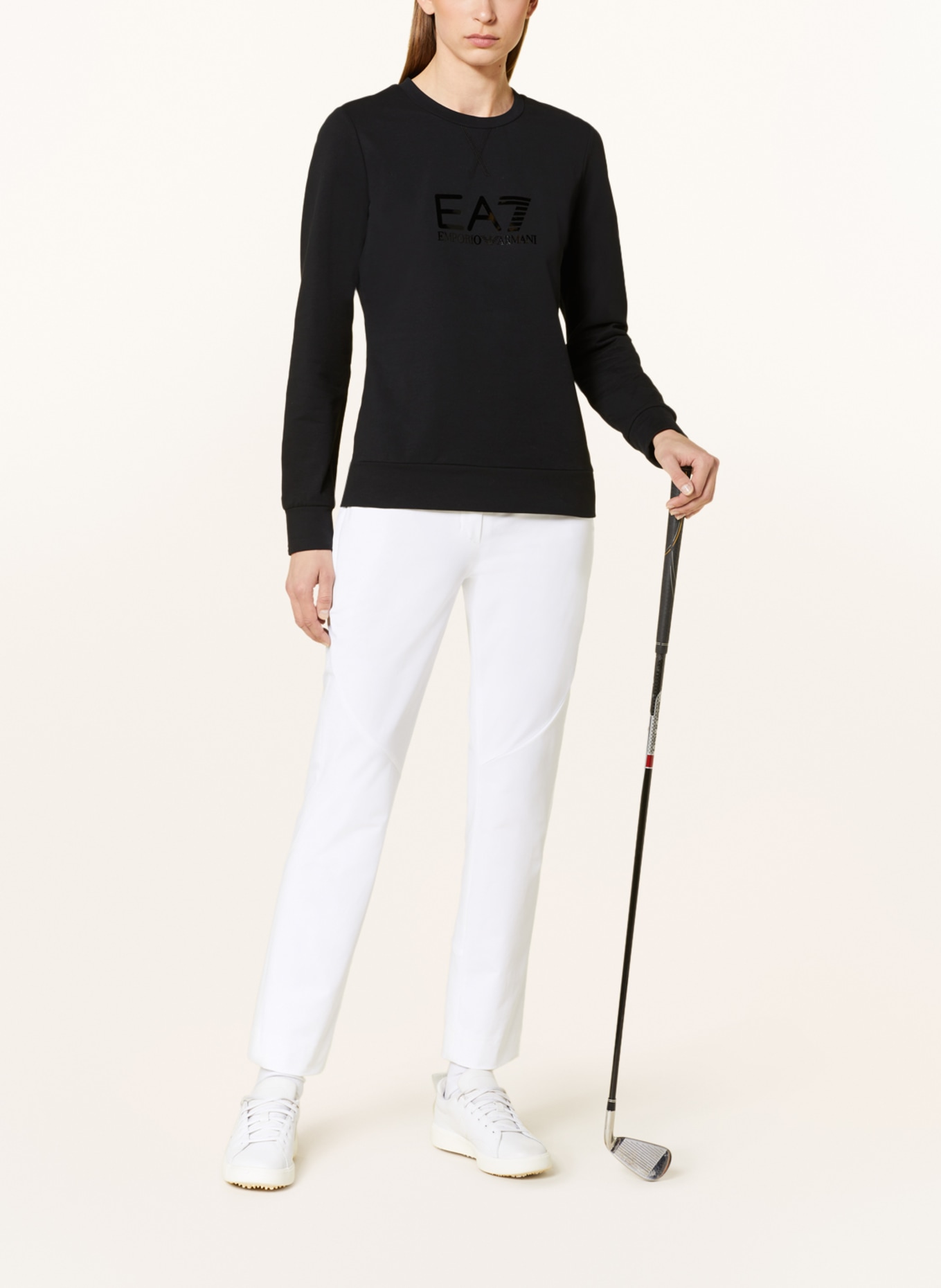 EA7 EMPORIO ARMANI Long sleeve shirt, Color: BLACK (Image 2)