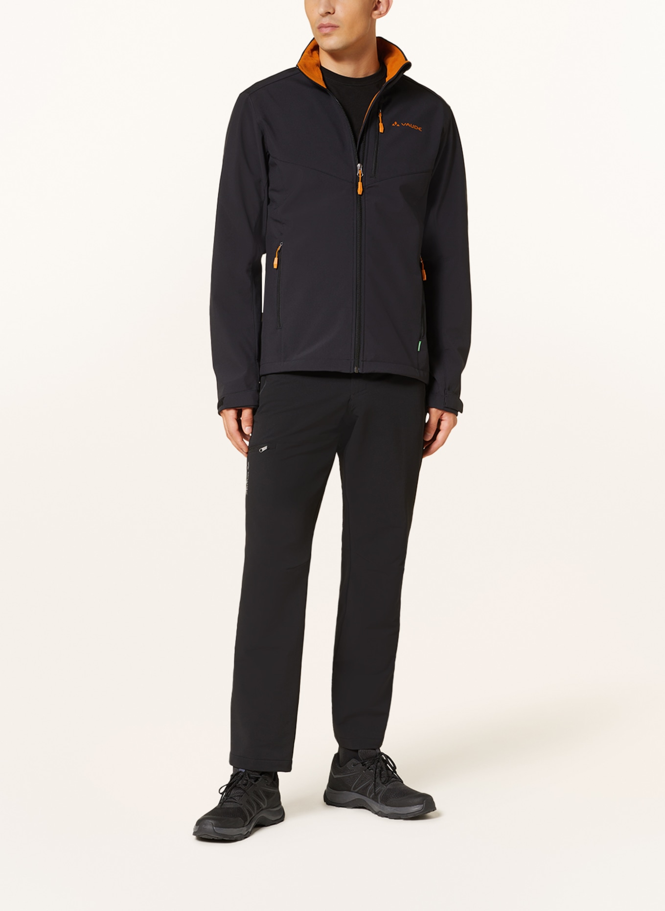VAUDE Softshell jacket CYCLONE, Color: BLACK (Image 2)