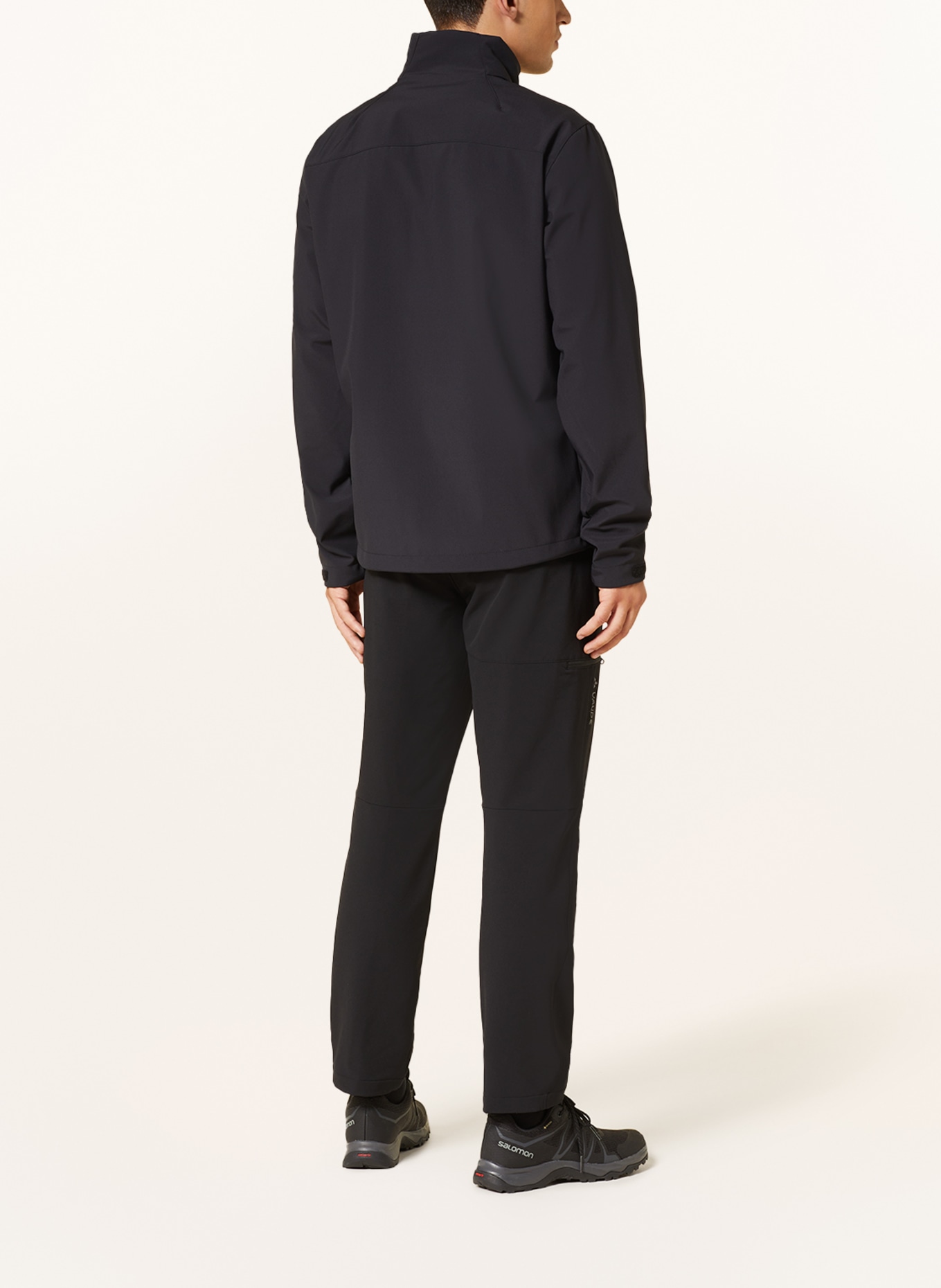 VAUDE Softshell jacket CYCLONE, Color: BLACK (Image 3)