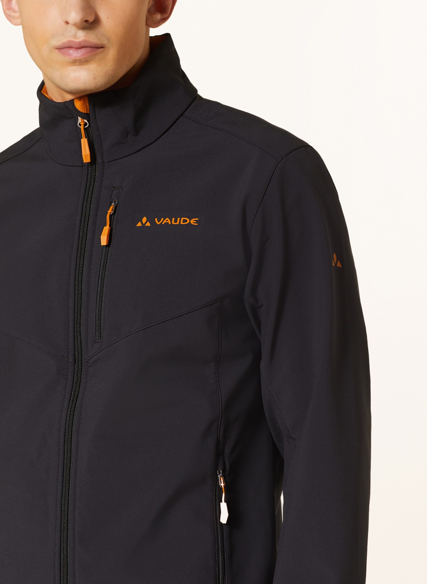 VAUDE Softshell jacket CYCLONE, Color: BLACK (Image 4)