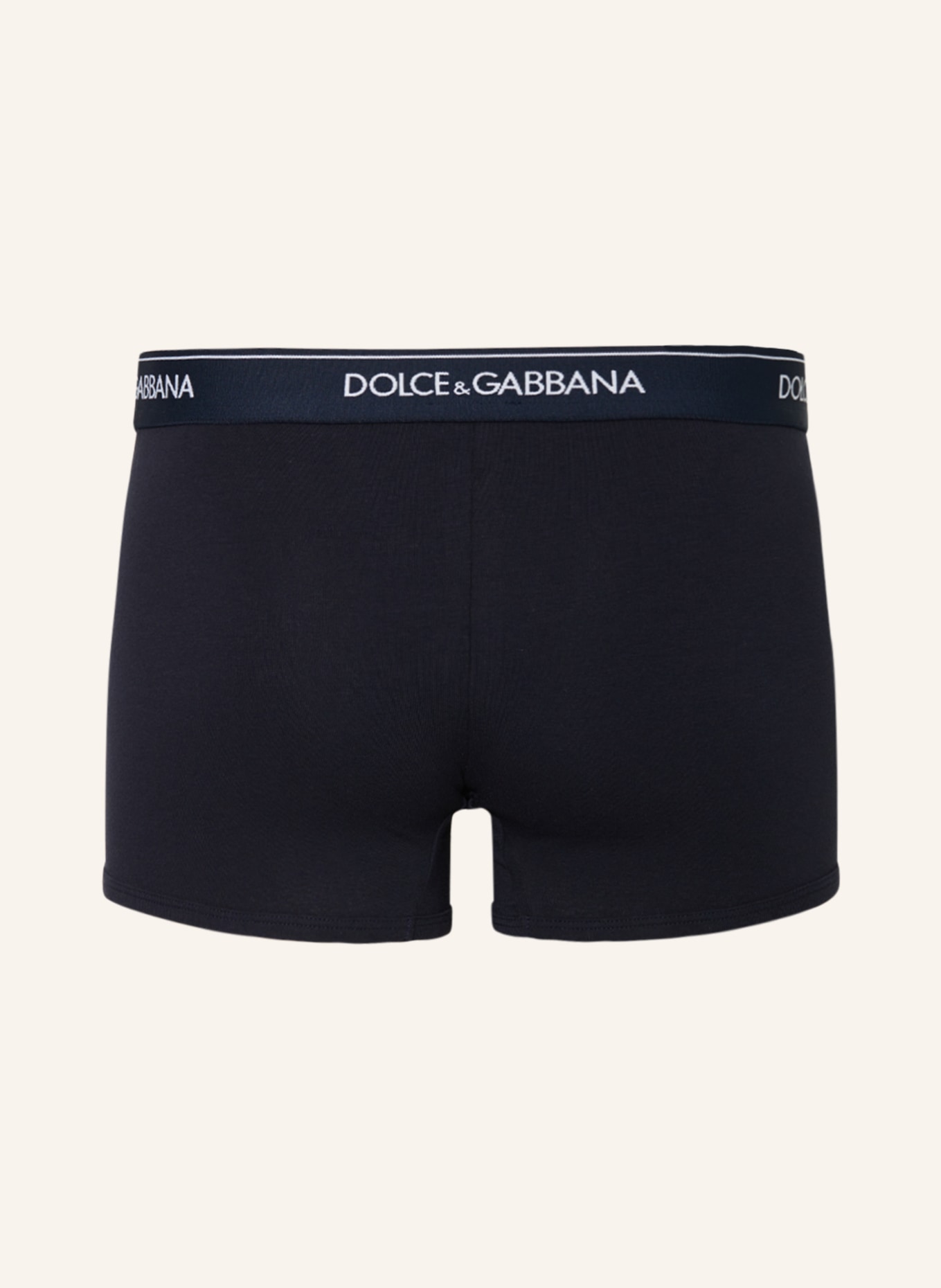 DOLCE & GABBANA Boxerky, 2 kusy v balení : TMAVĚ MODRÁ