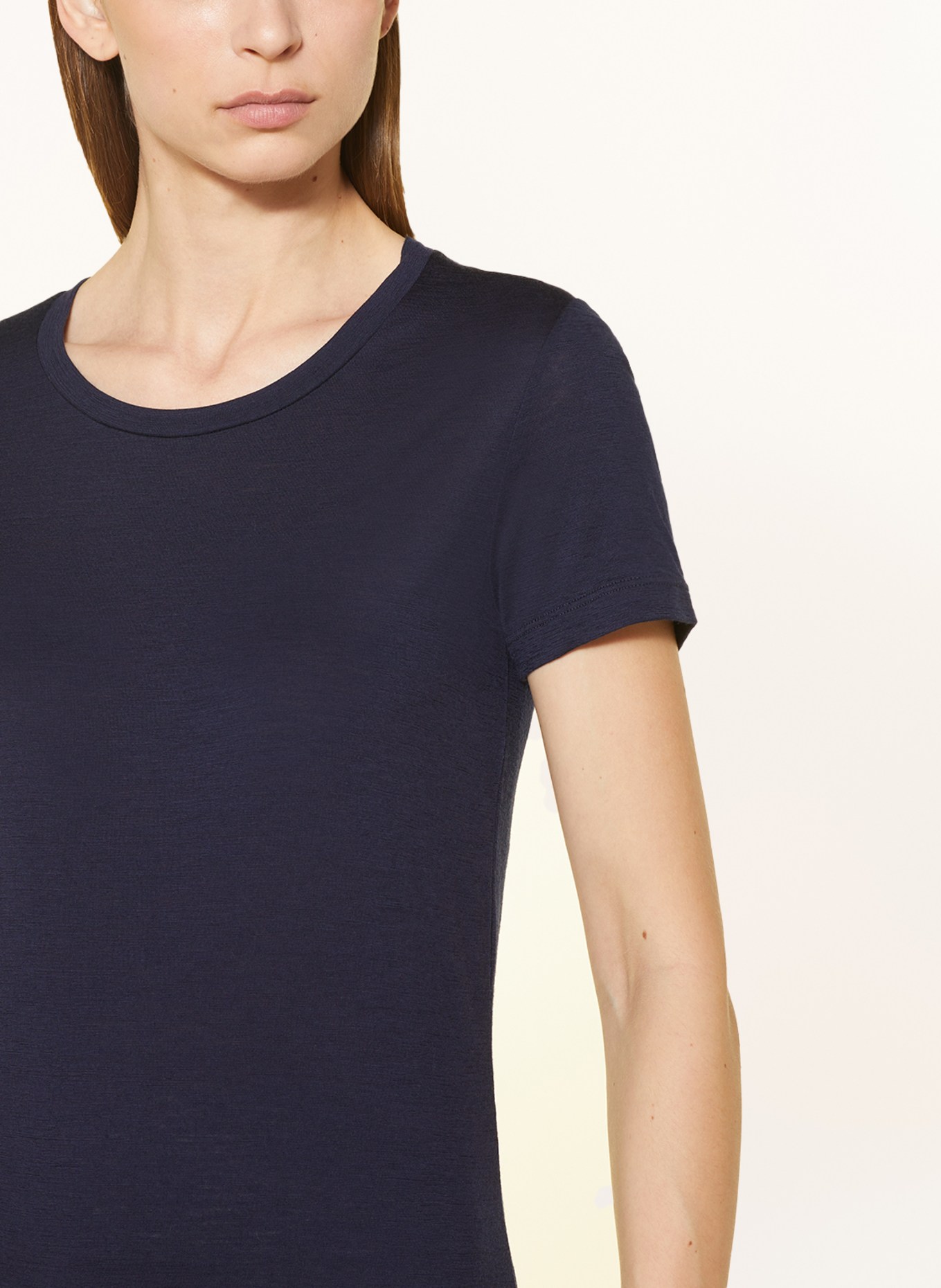 icebreaker T-shirt TECH LITE II made of merino wool, Color: DARK BLUE (Image 4)