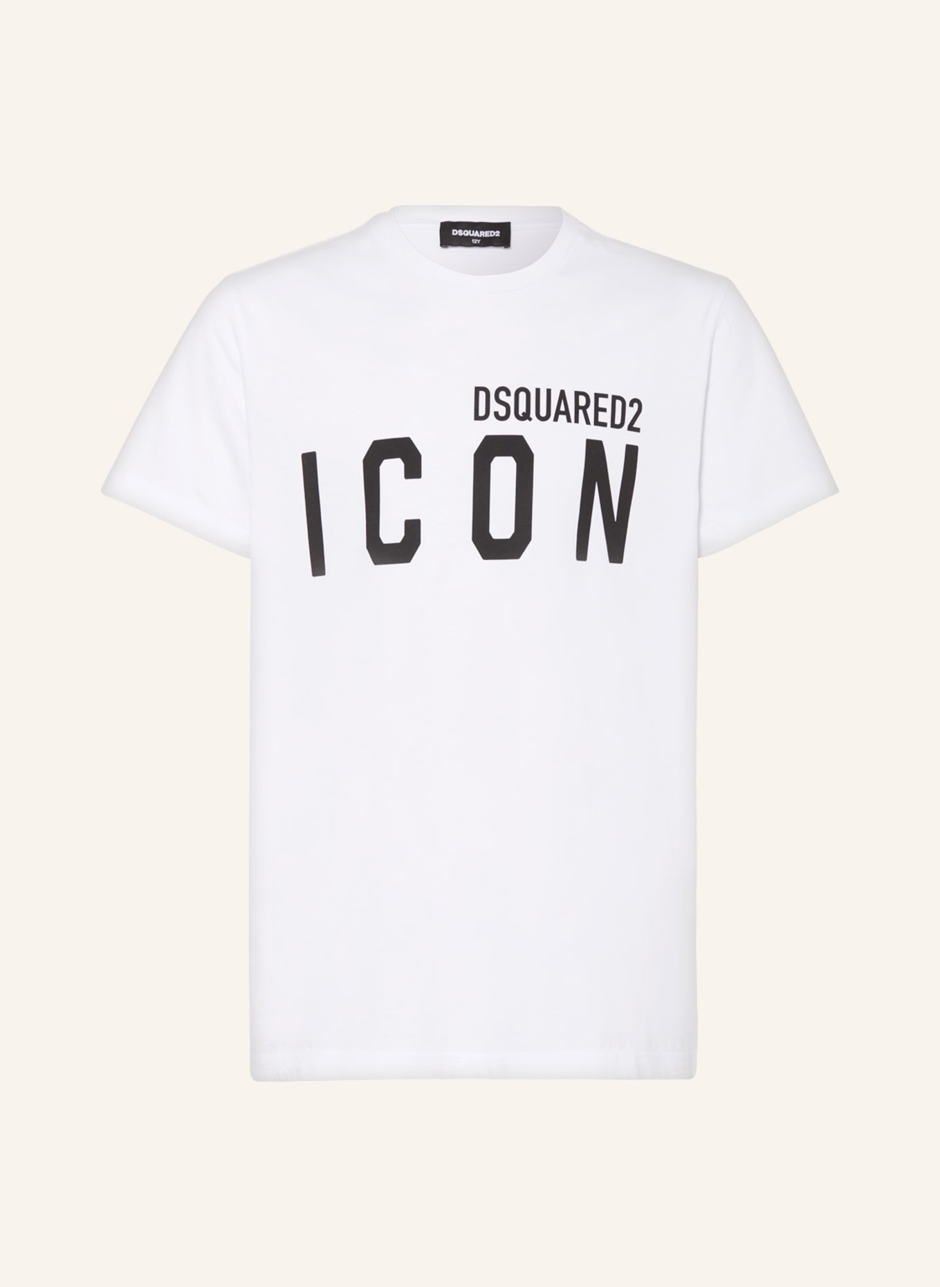 DSQUARED2 T-shirt ICON, Kolor: BIAŁY/ CZARNY (Obrazek 1)