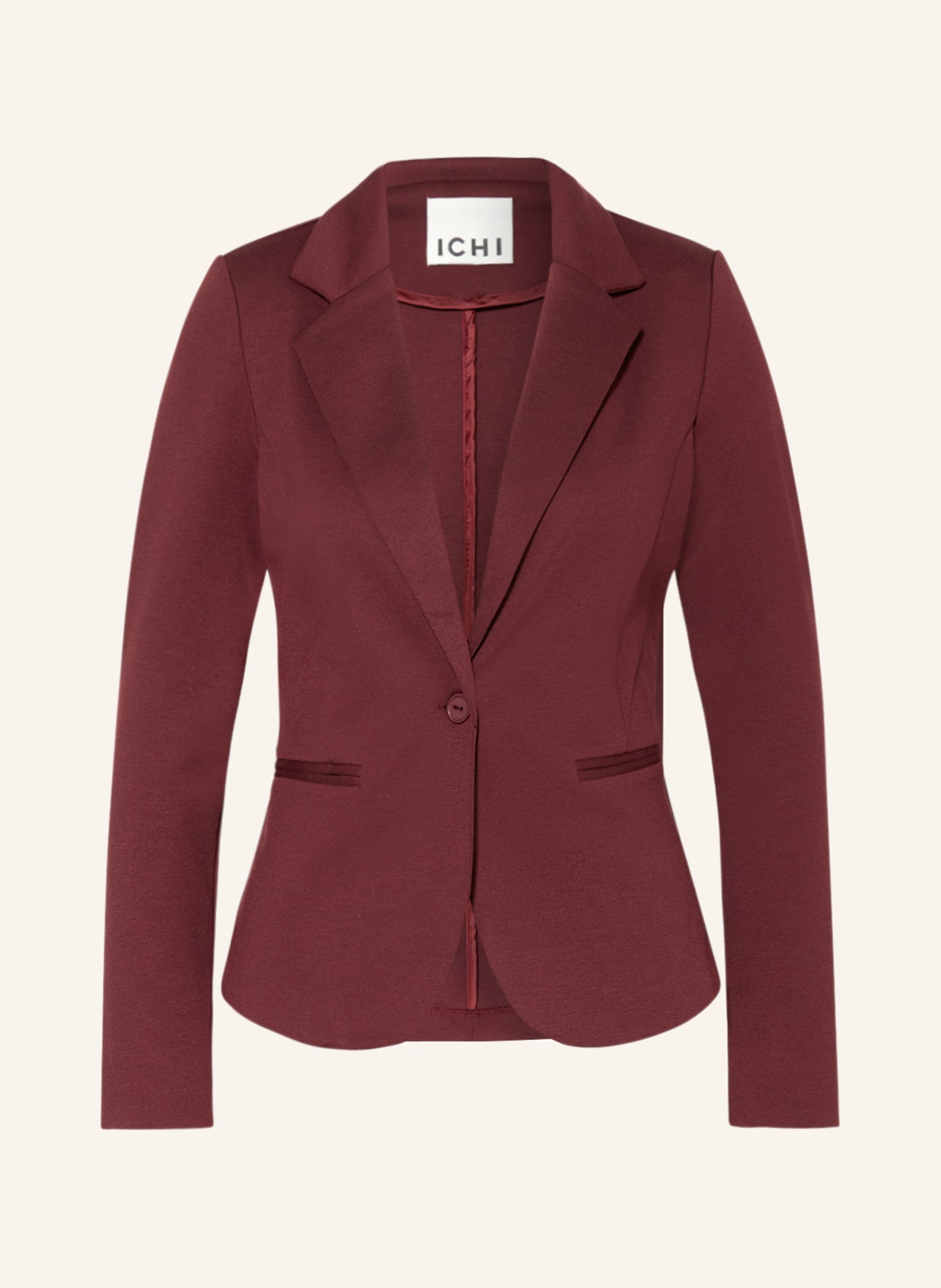 ICHI Jersey blazer IHKATE, Color: DARK RED (Image 1)