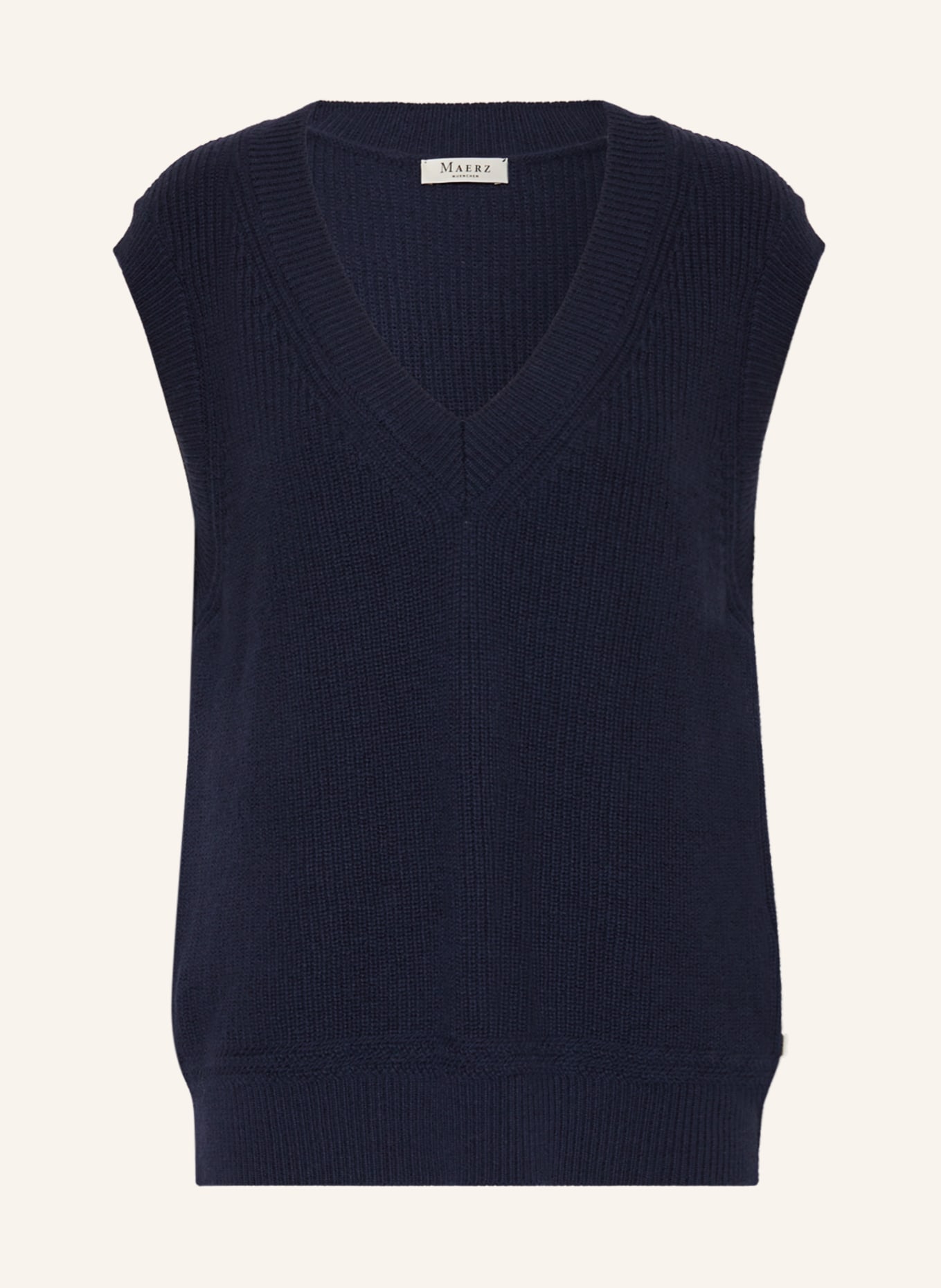MAERZ MUENCHEN Sweater vest, Color: DARK BLUE (Image 1)