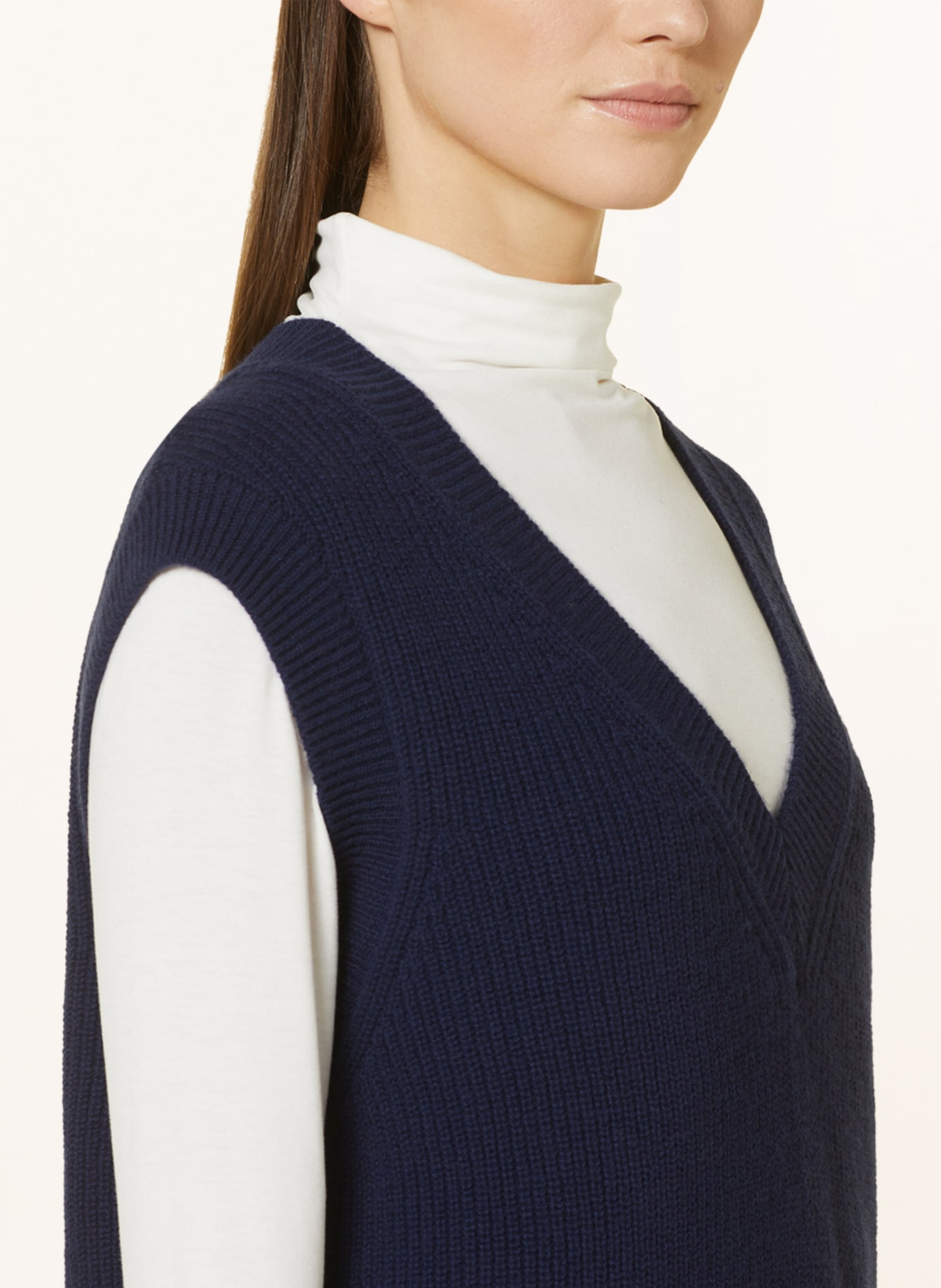 MAERZ MUENCHEN Sweater vest, Color: DARK BLUE (Image 4)